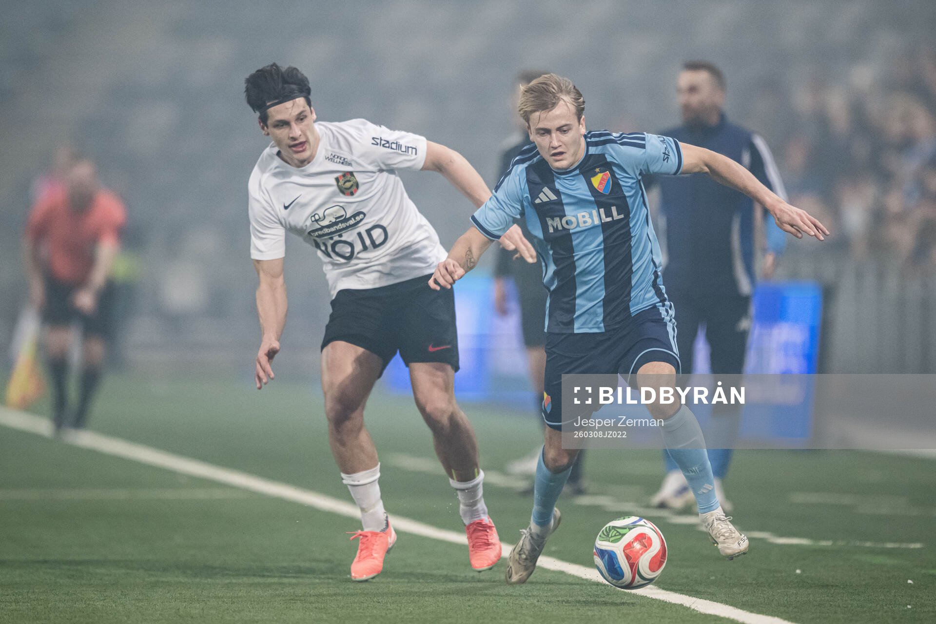 Brommapojkarnas Kevin Ackermann och Djurgårdens Oskar