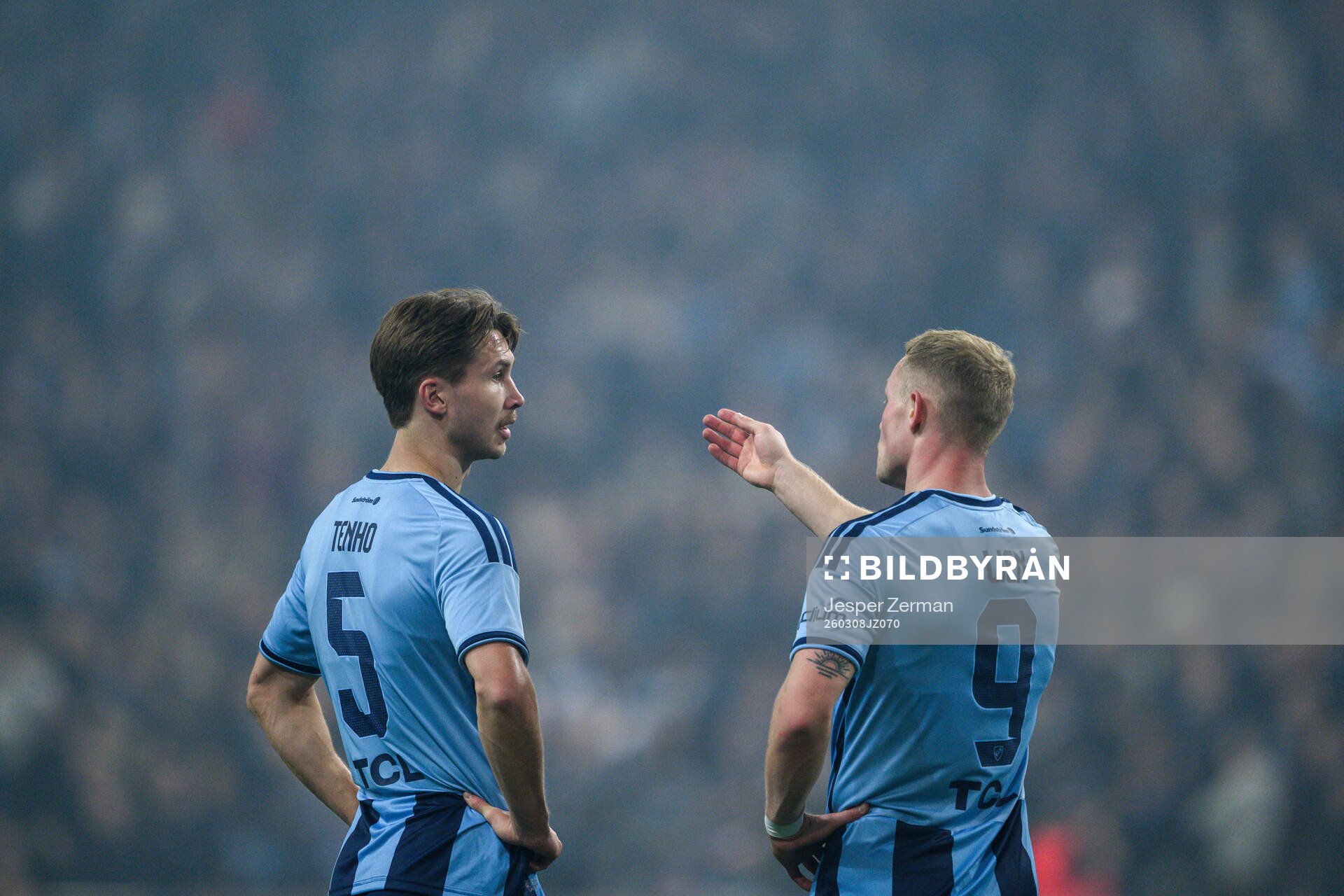 Djurgårdens Miro Tenho och Kristian Lien