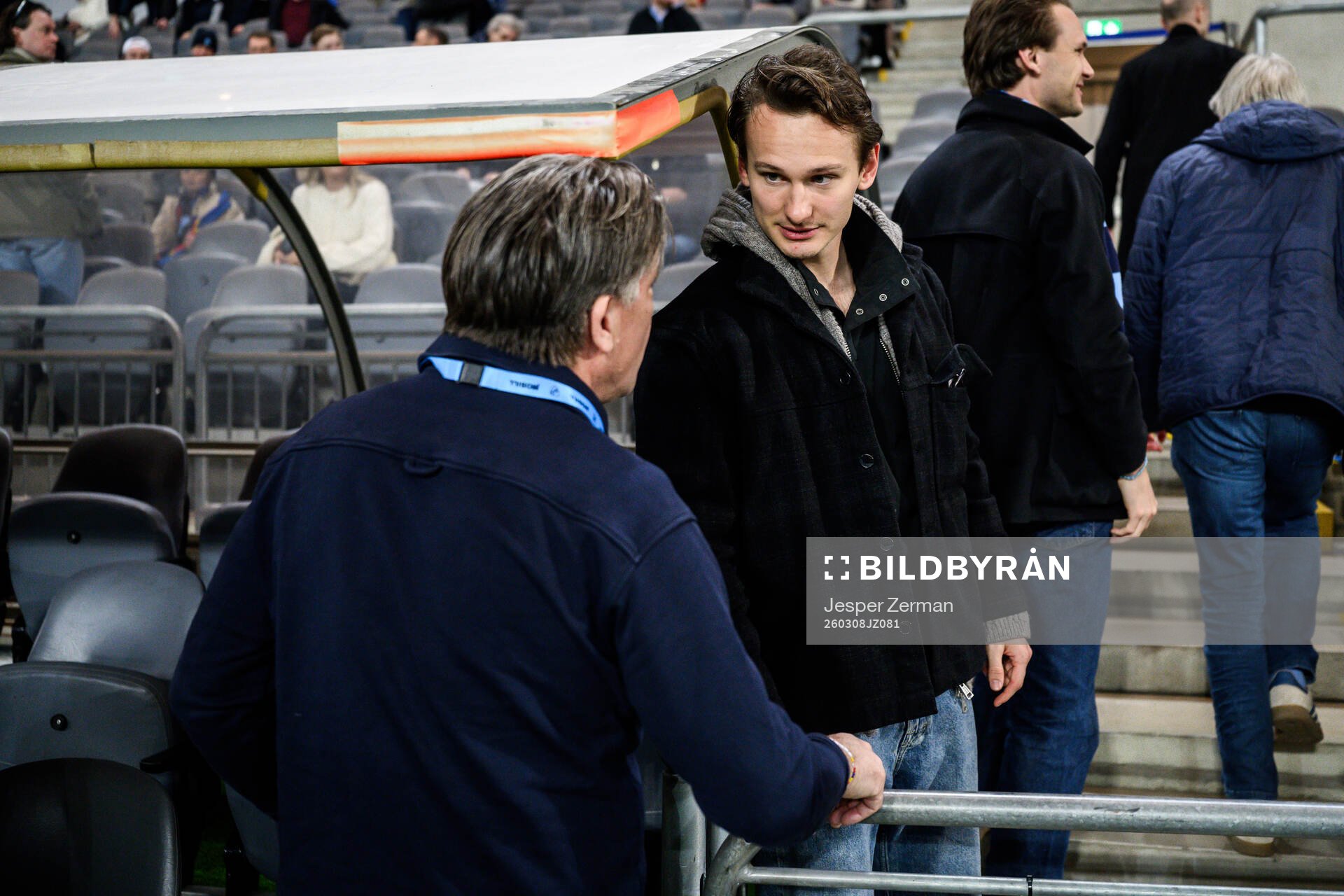 Djurgårdens sportchef Bosse Andersson och Hjalmar Ekdal