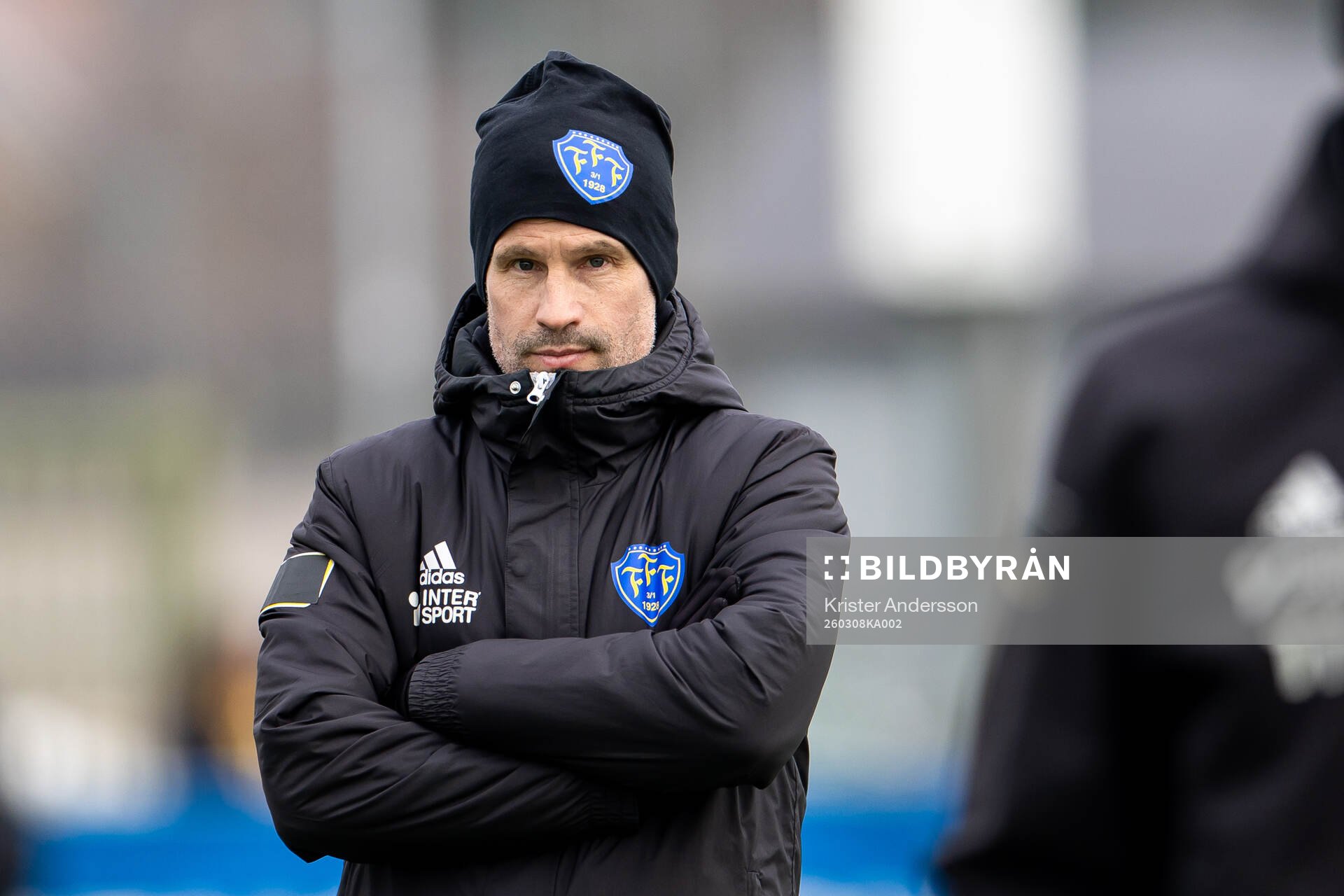 Falkenbergs tränare Christoffer Andersson