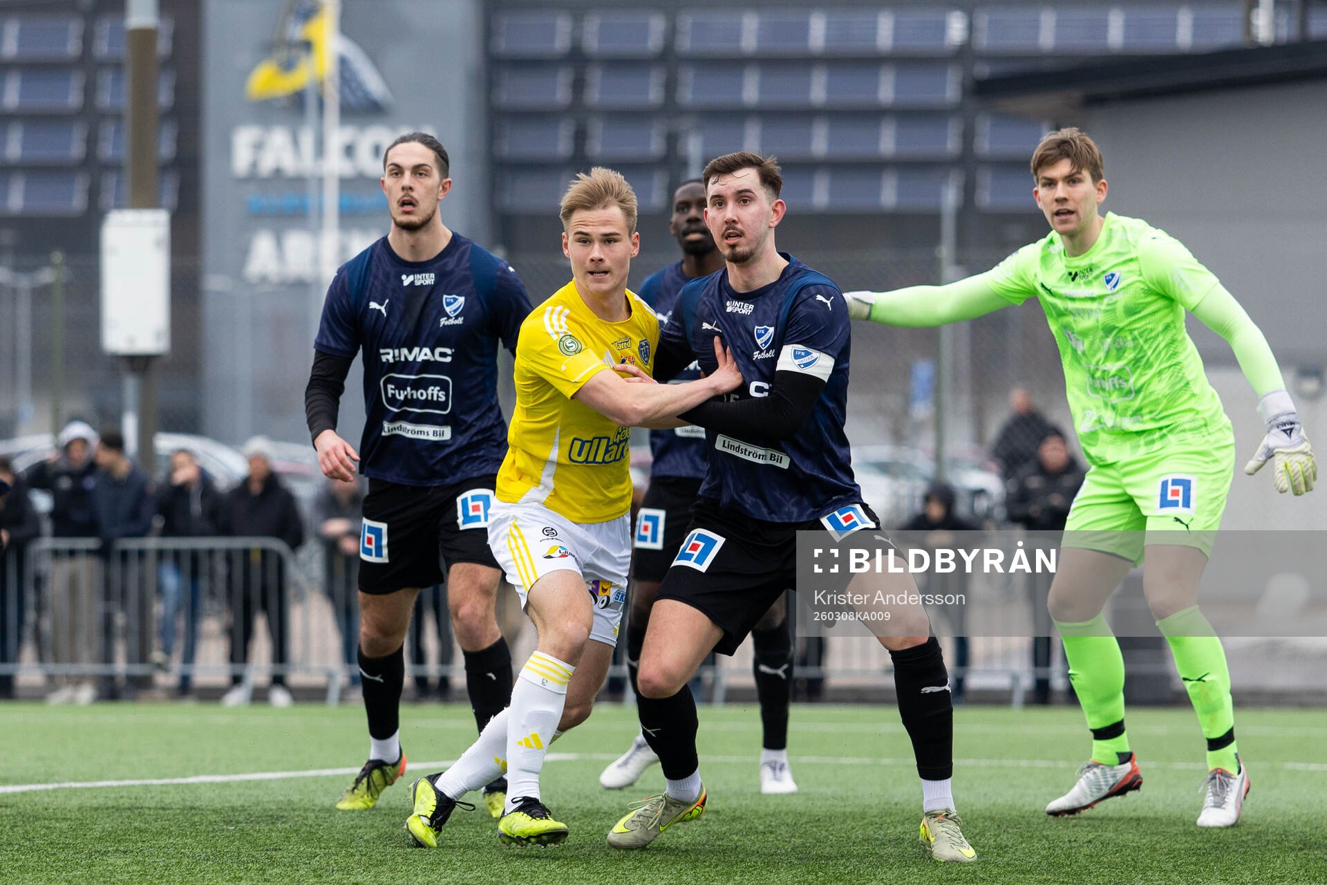 Falkenbergs Noel Lundgren och IFK Skövdes Axel Axelsson