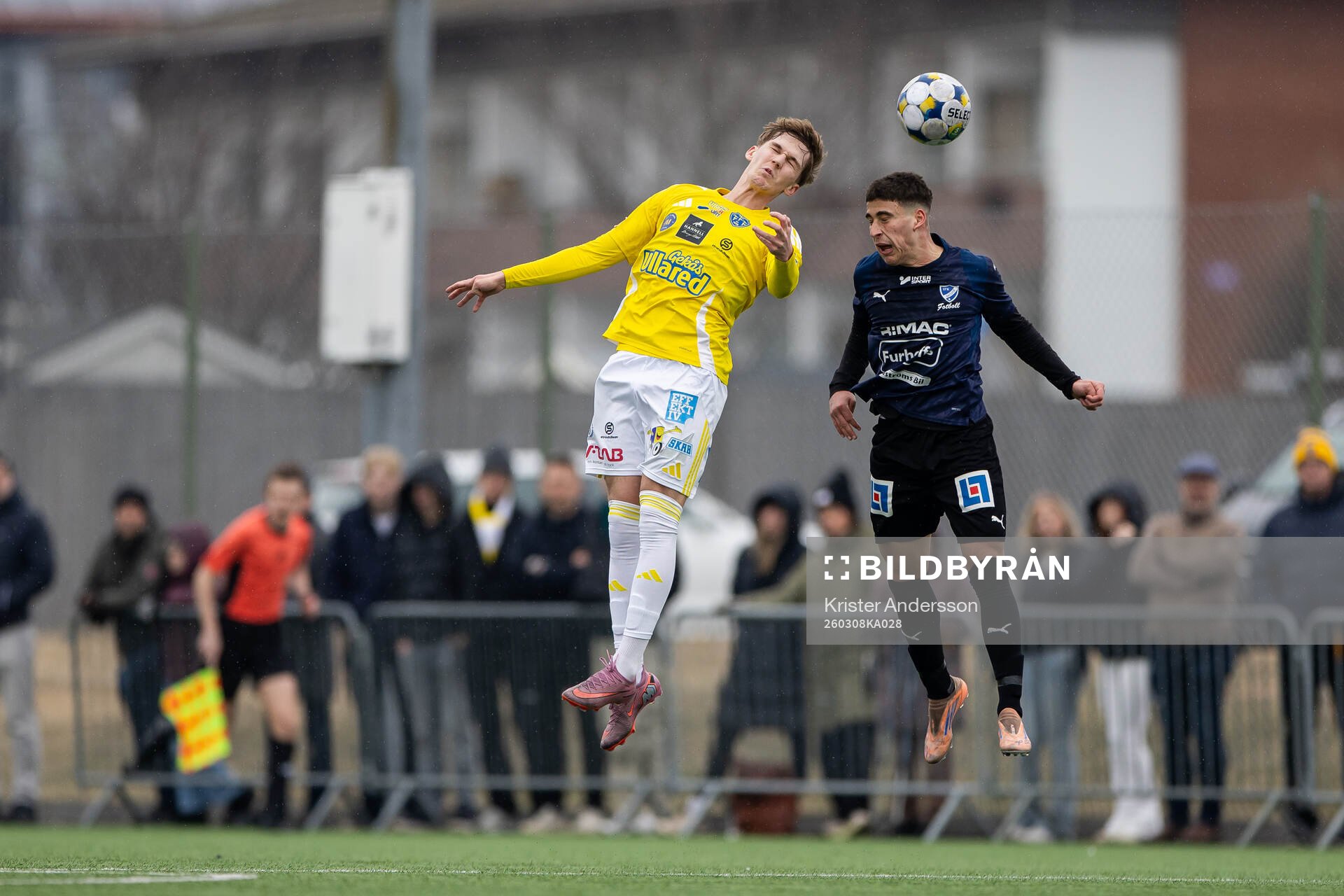 Falkenbergs Hampus Källström och IFK Skövdes Anthon Klebe