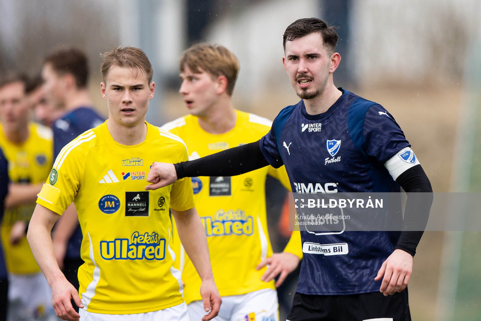 Falkenbergs Noel Lundgren och IFK Skövdes Axel Axelsson