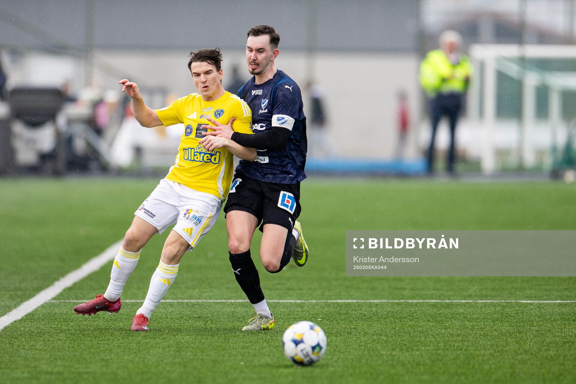 Falkenbergs Oskar Lindberg och IFK Skövdes Axel Axelsson