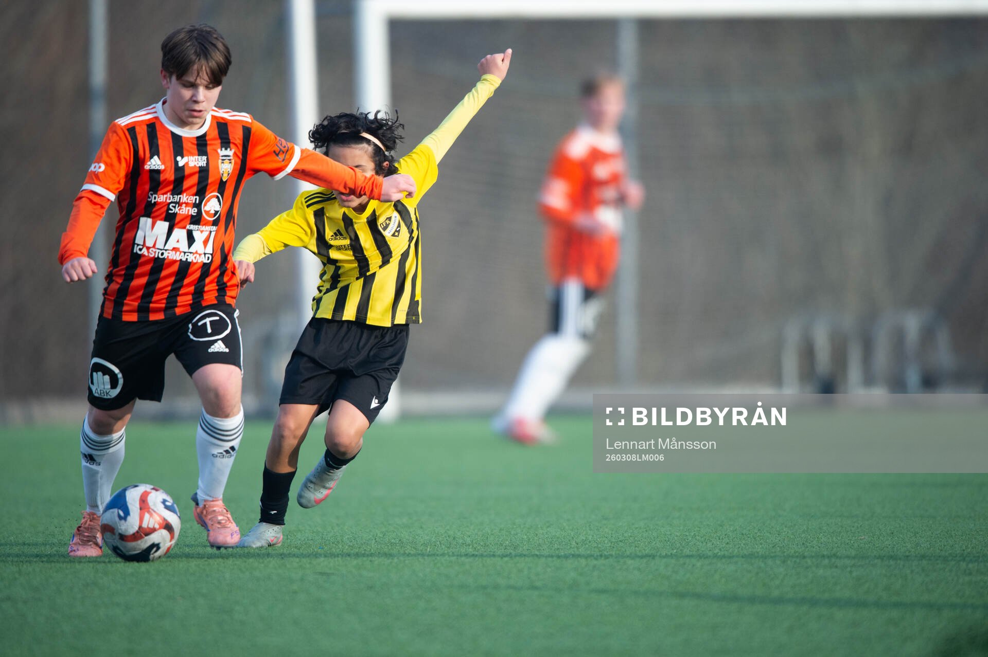 IFK Hässleholms Karim Mekdad i träningsmatchen mellan