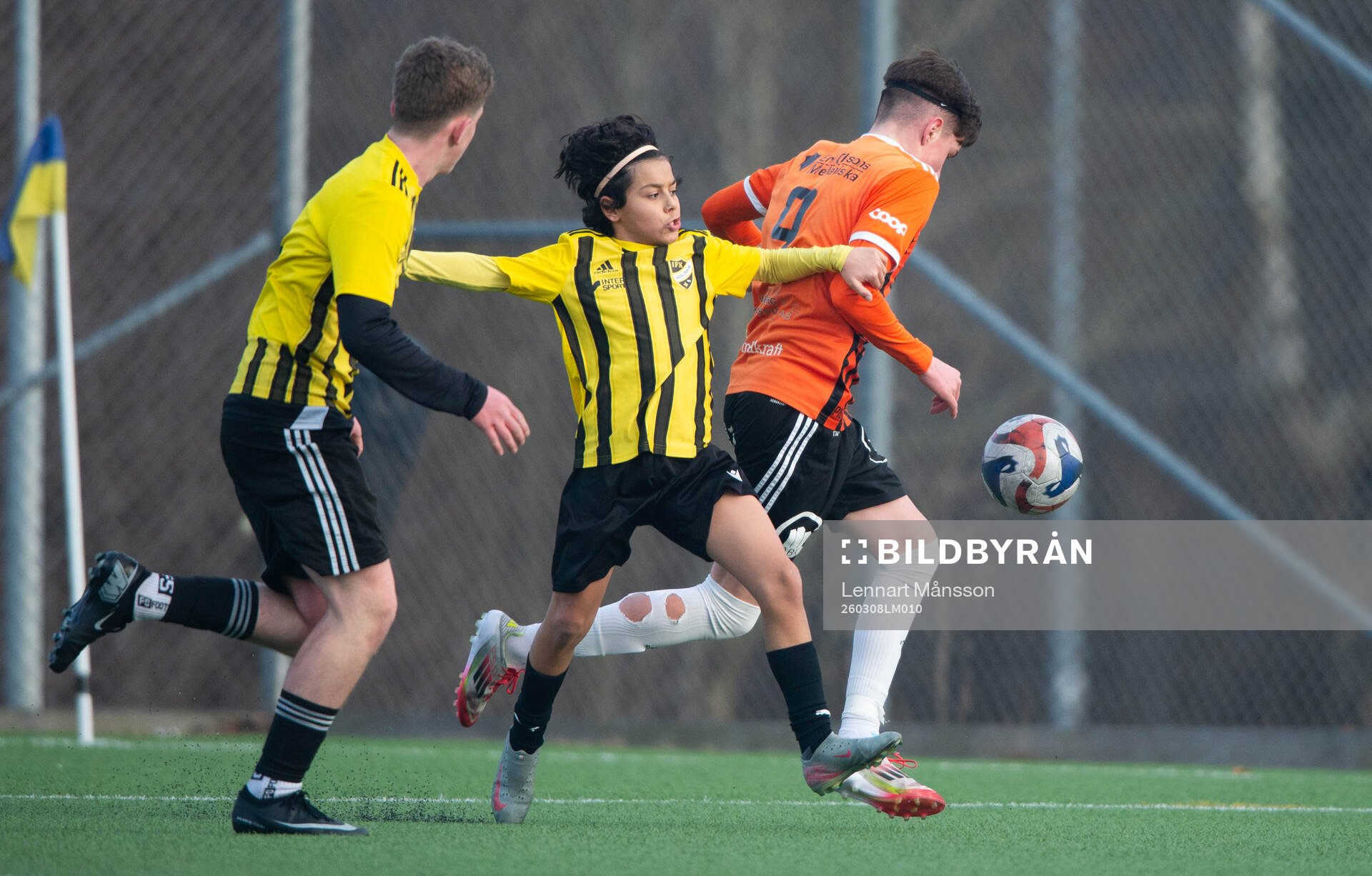 IFK Hässleholms Karim Mekdad i träningsmatchen mellan