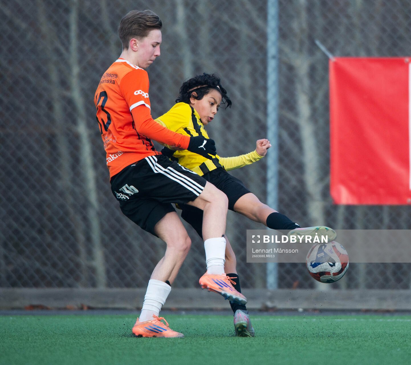 IFK Hässleholms Karim Mekdad i träningsmatchen mellan