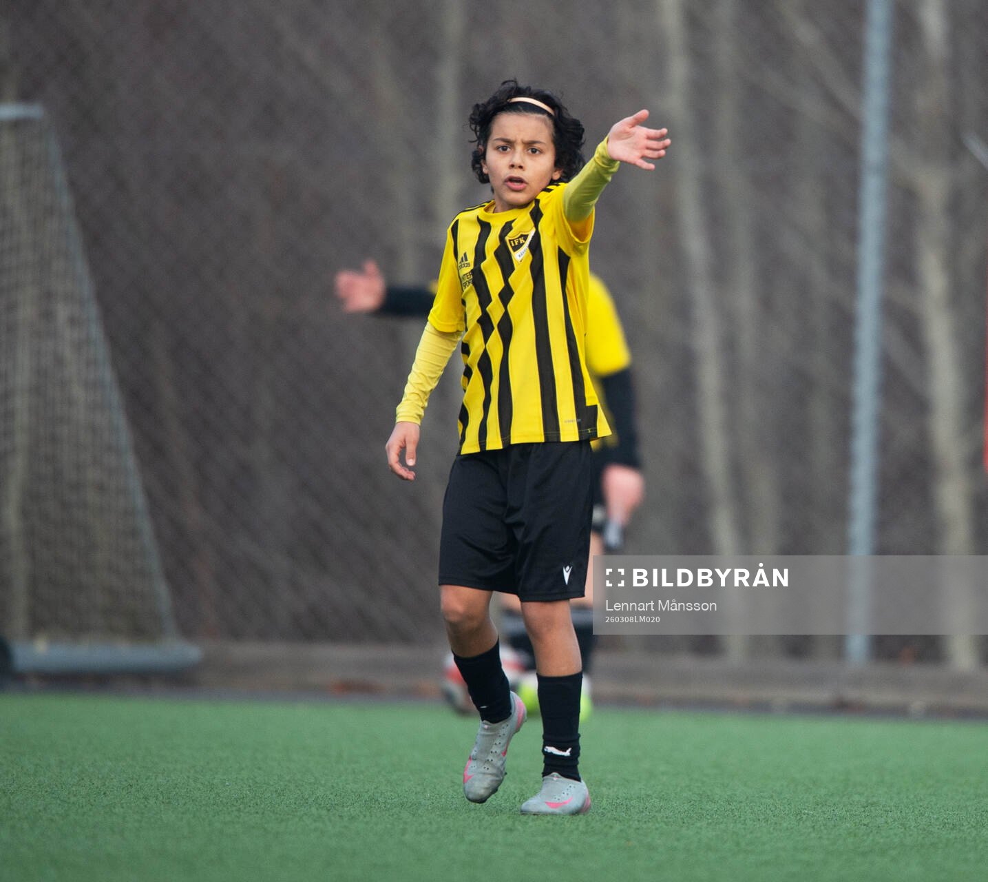 IFK Hässleholms Karim Mekdad i träningsmatchen mellan