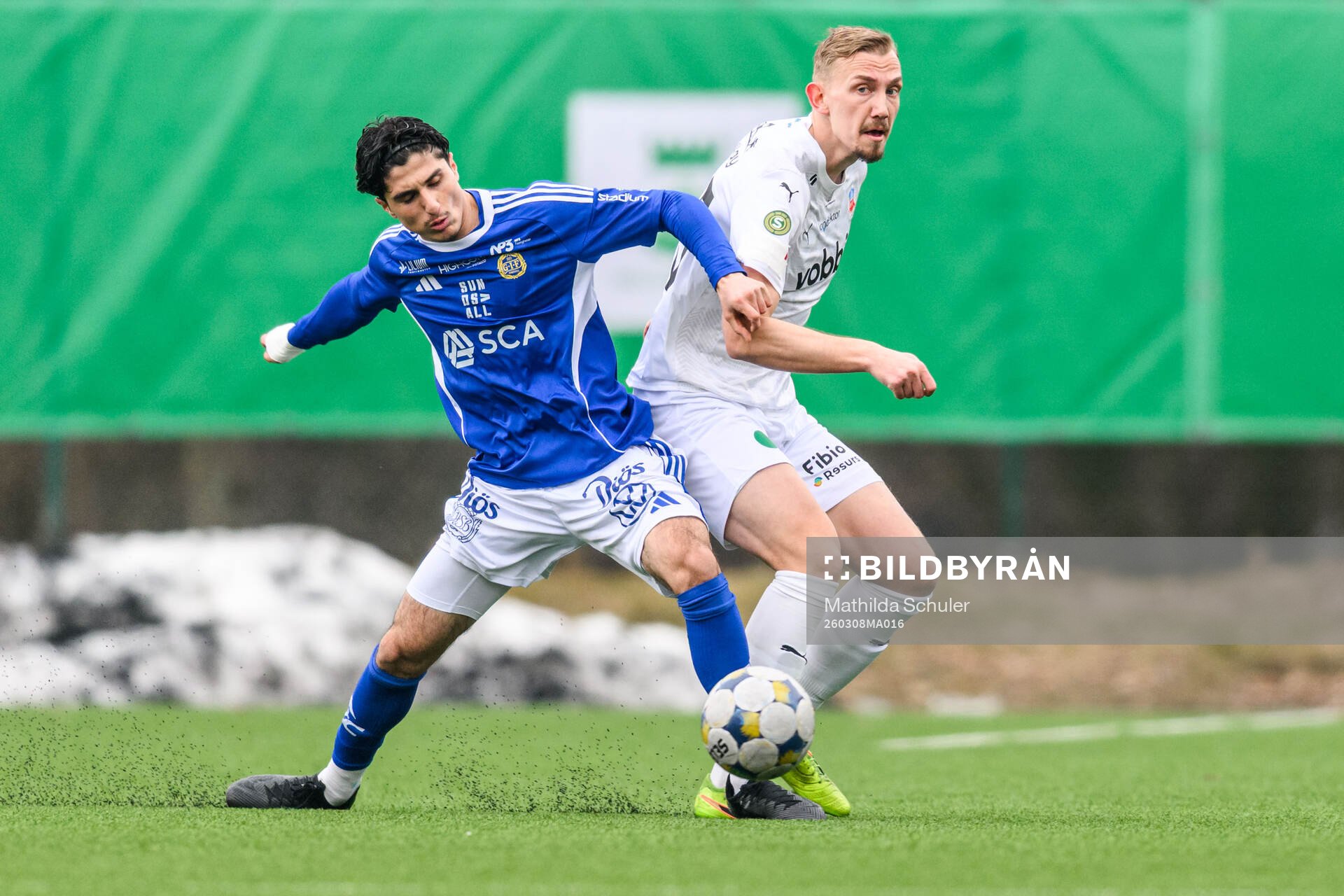 GIF Sundsvalls Kawa Mazen och Helsingborgs Jakob