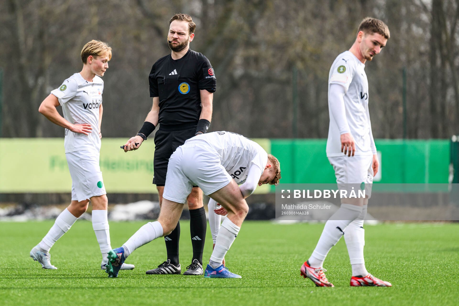 Domare Max Persson och Helsingborgs William Westerlund