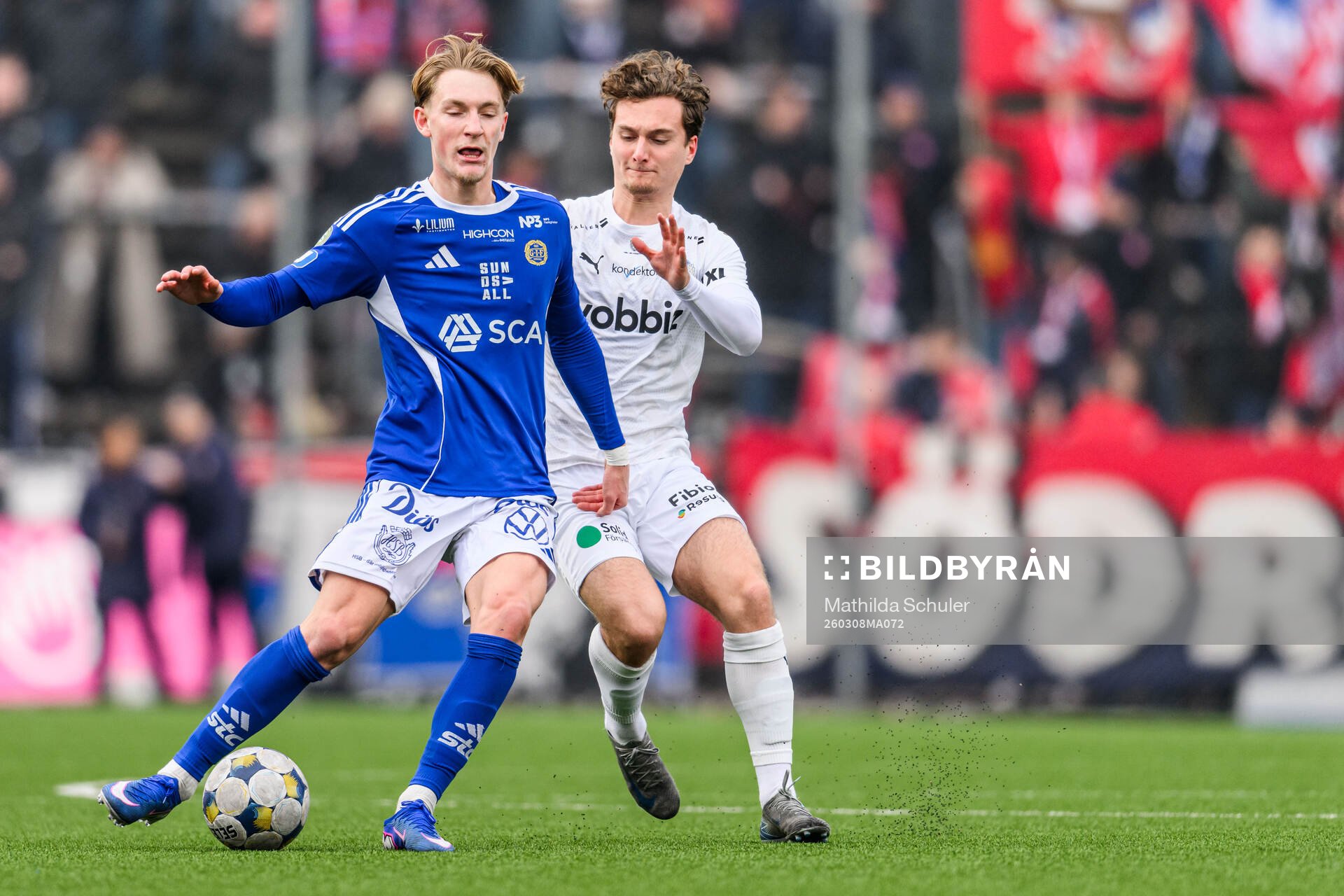 GIF Sundsvalls Hugo Aviander och Helsingborgs Casper Ljung