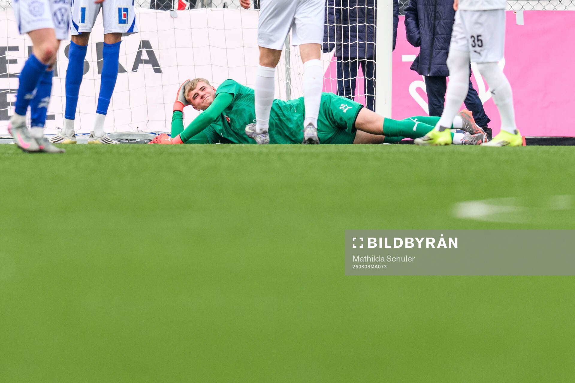 Helsingborgs målvakt Emil Rådahl