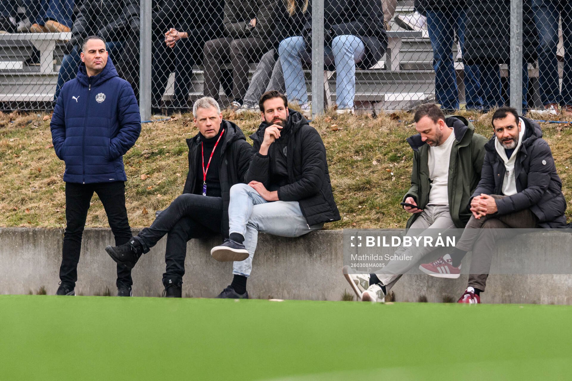 Helsingborgs Klubbdirektör Reda Chahrour och ordförande