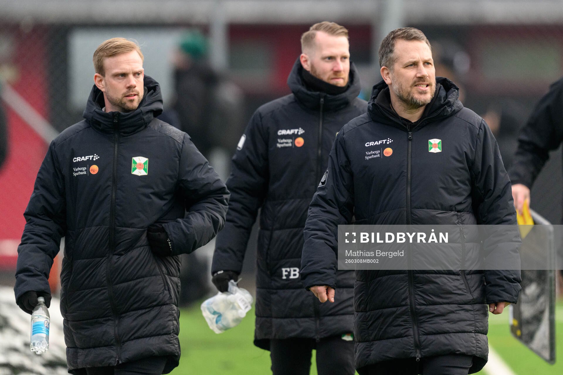 Varbergs tränare Victor Salwén och assisterande tränare