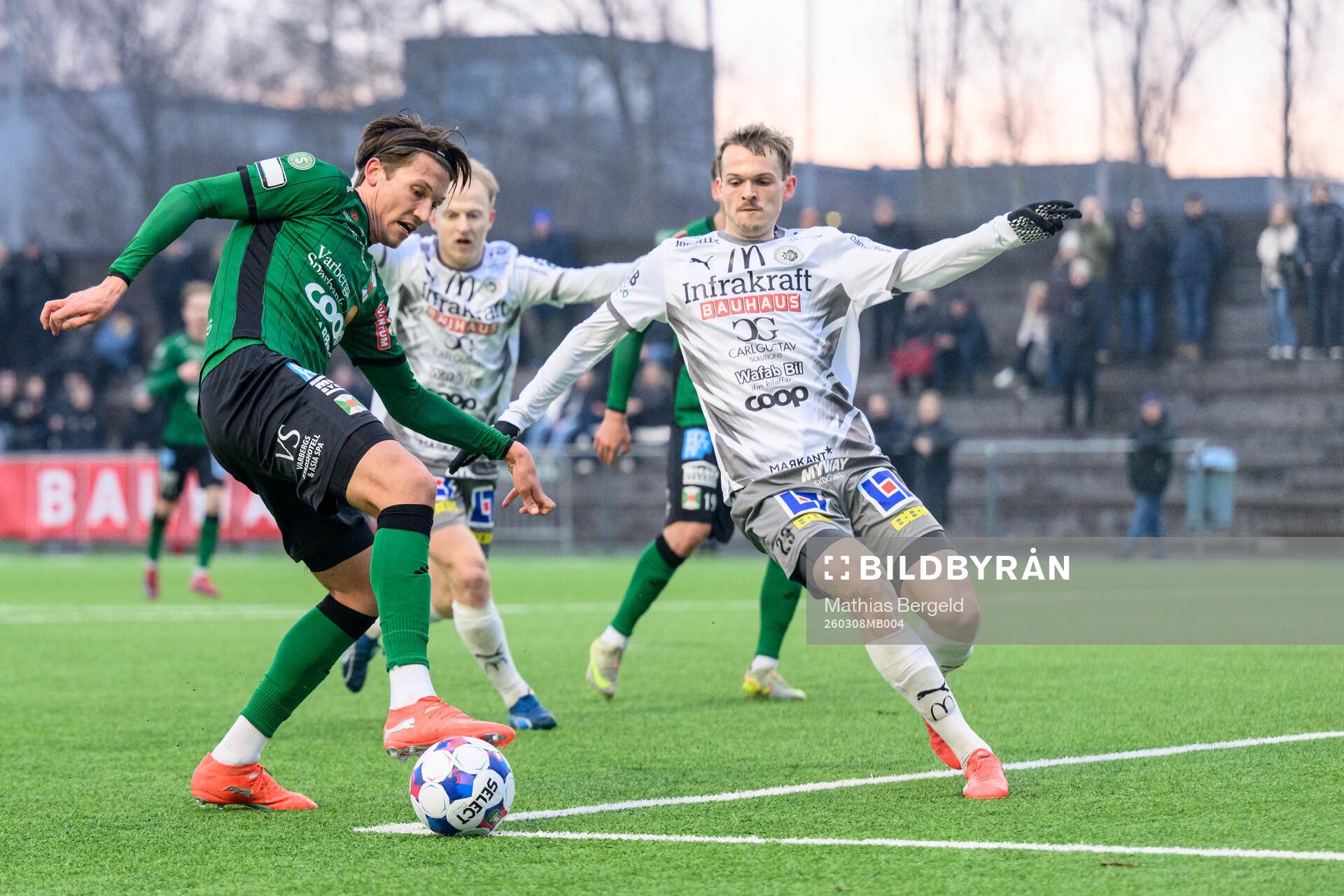 Varbergs Noah Johansson och Karlstads Lukas Rhöse