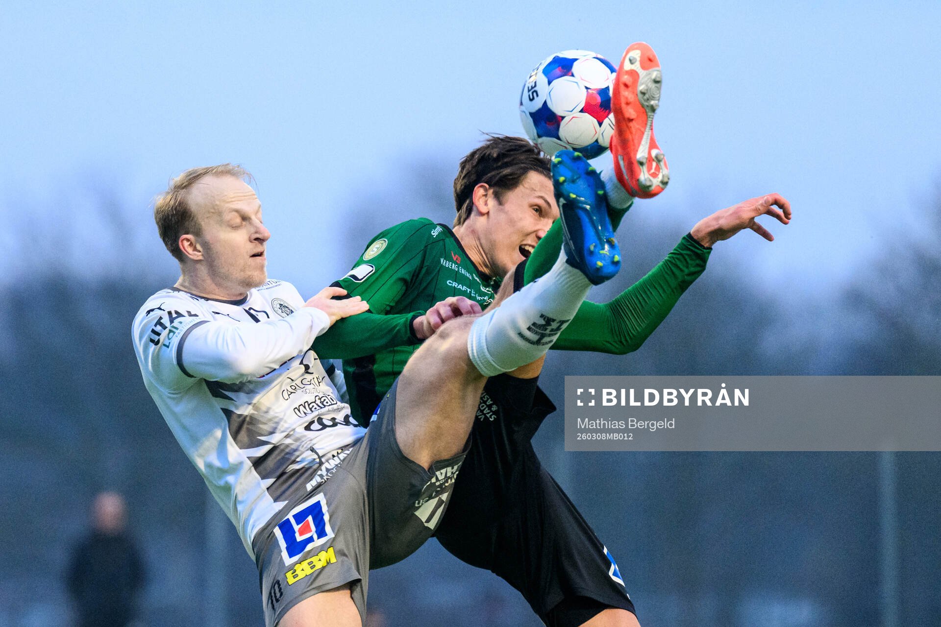 Karlstads Oskar Alvers och Varbergs Noah Johansson
