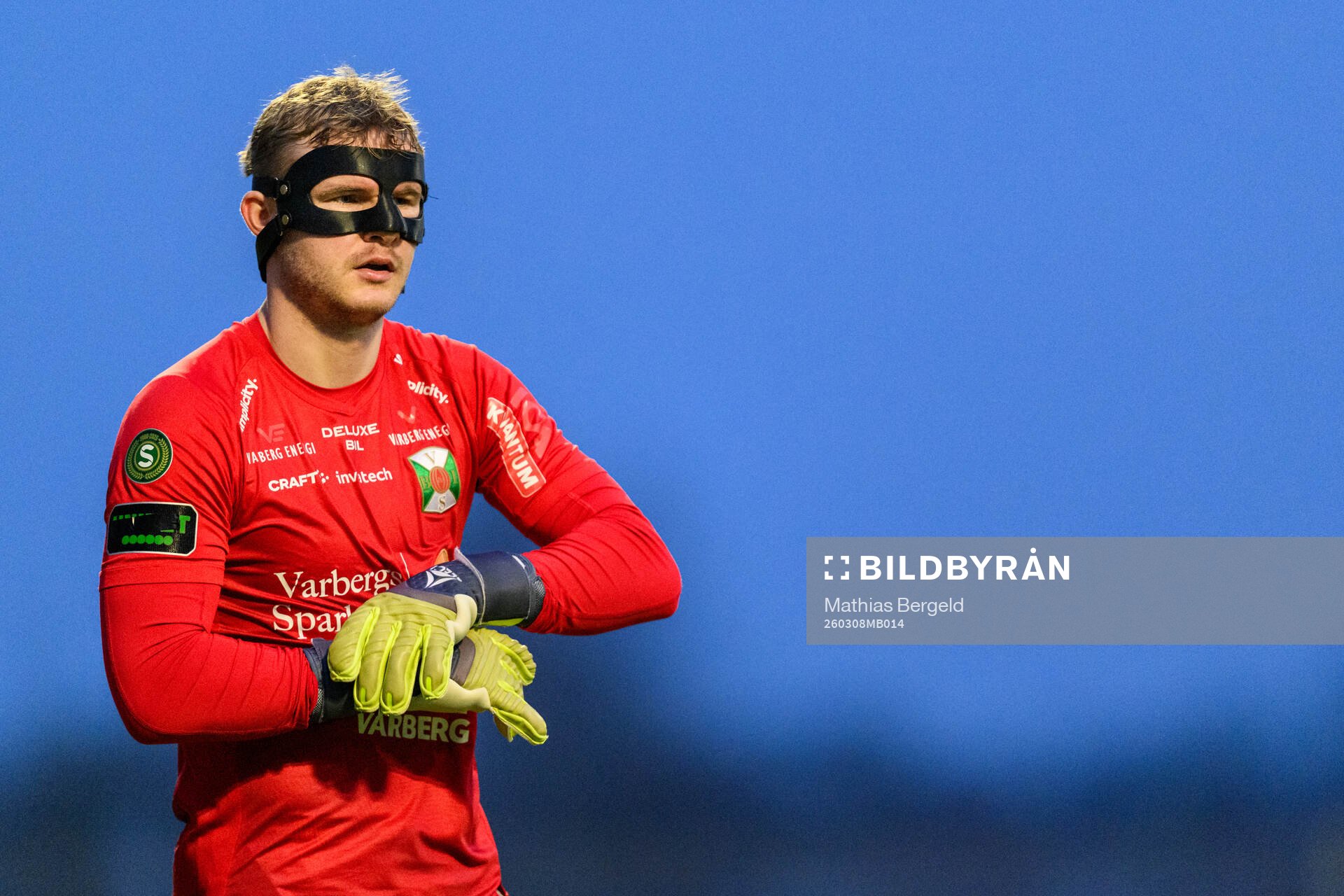 Varbergs målvakt Daniel Strindholm