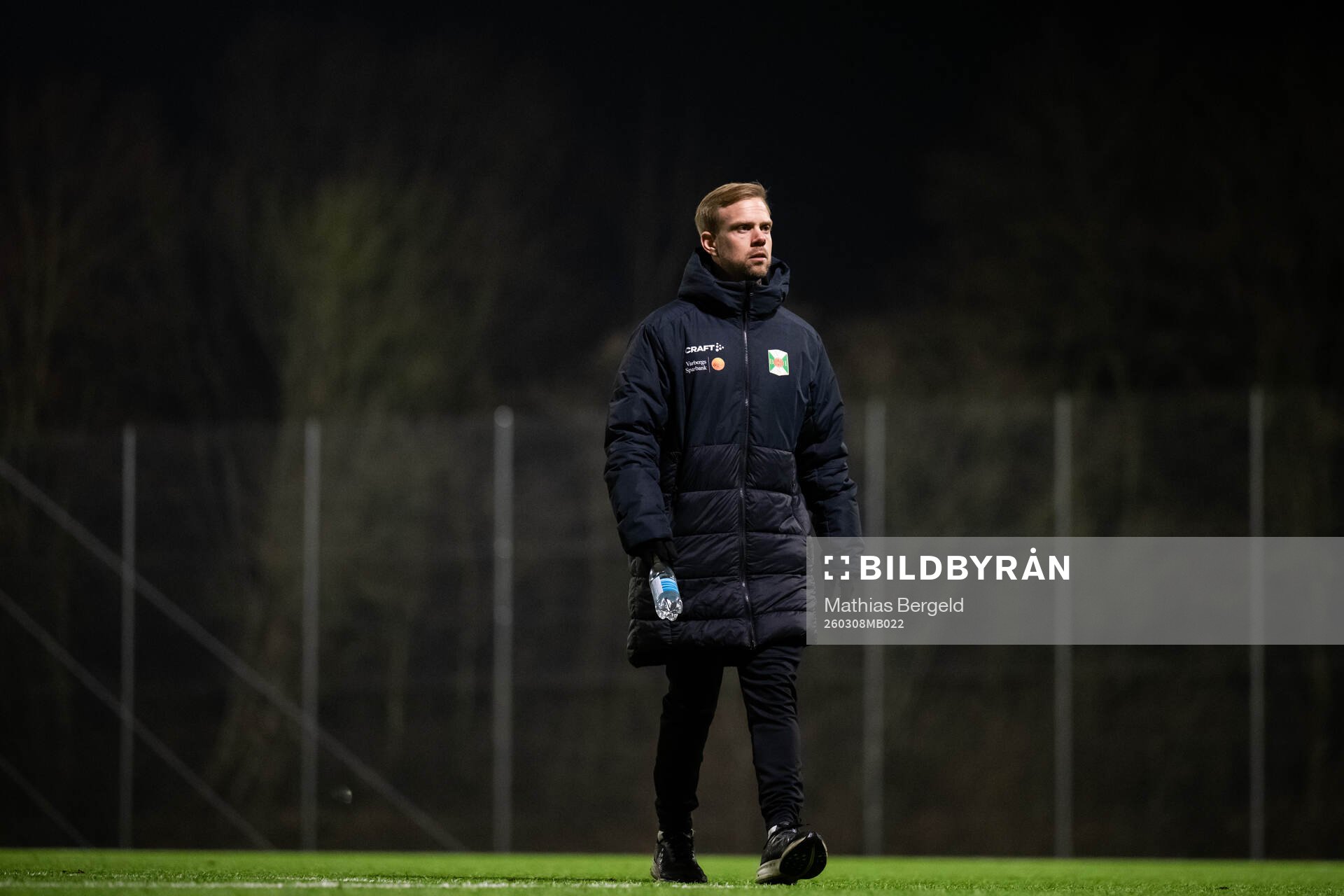 Varbergs tränare Victor Salwén
