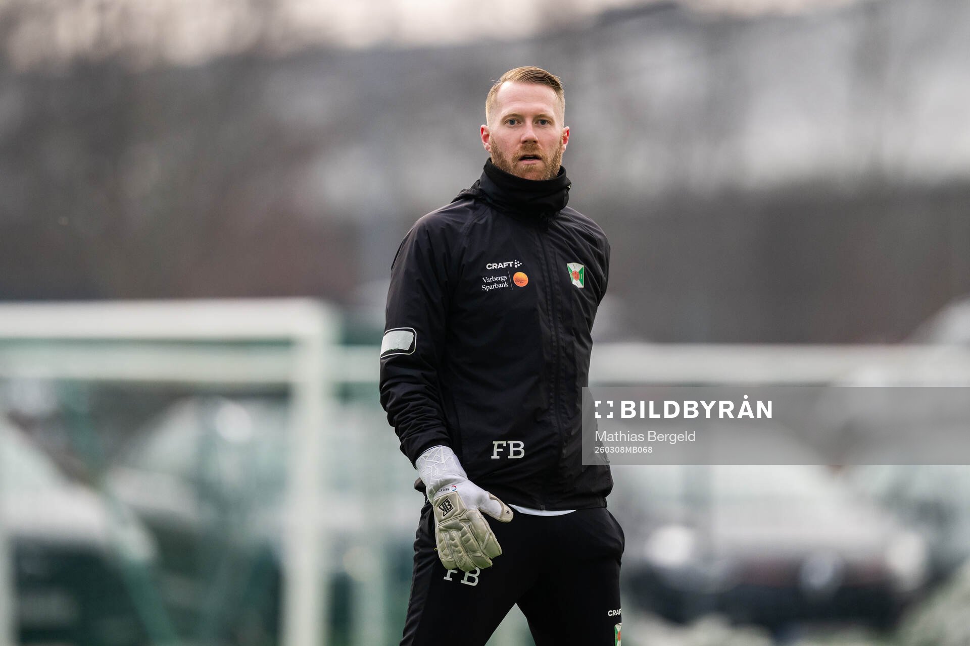 Varbergs målvaktstränare Fredrik Backe