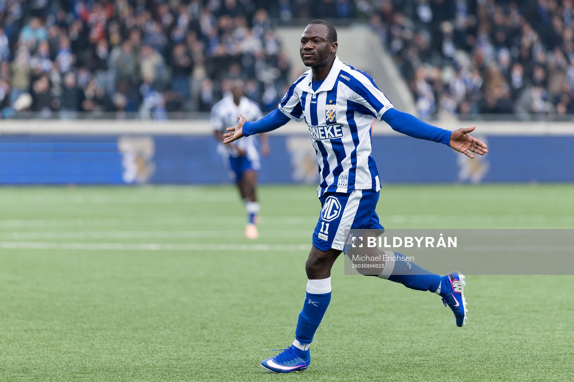 IFK Göteborgs Saidou Alioum Moubarak jublar