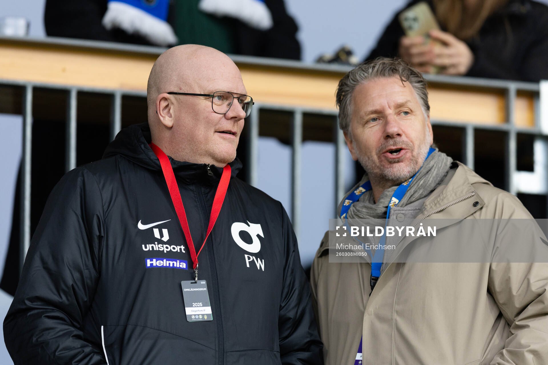 Degerfors sportchef Patrik Werner och IFK Göteborgs