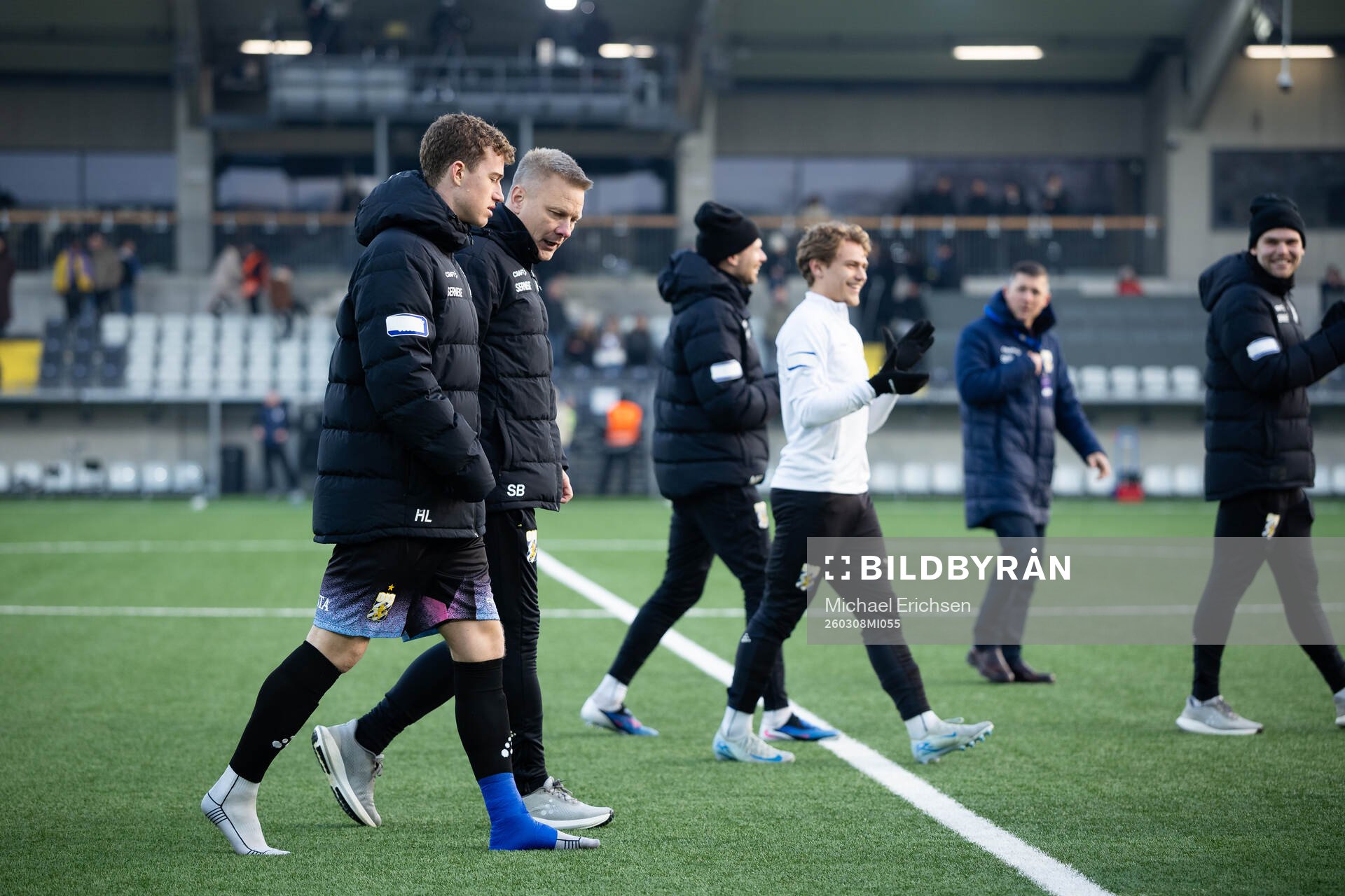 IFK Göteborgs målvakt Viktor Andersson och tränare