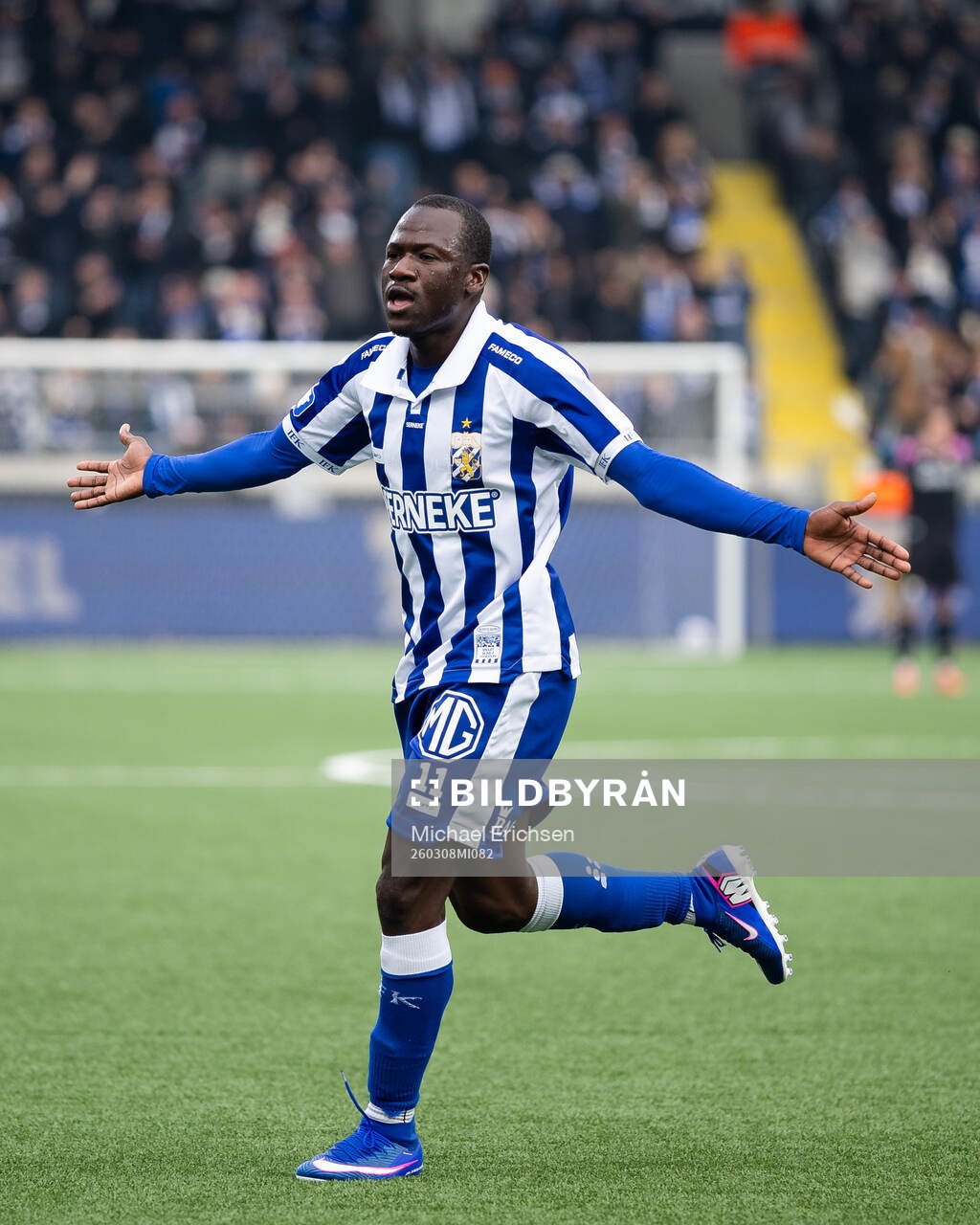 IFK Göteborgs Saidou Alioum Moubarak jublar