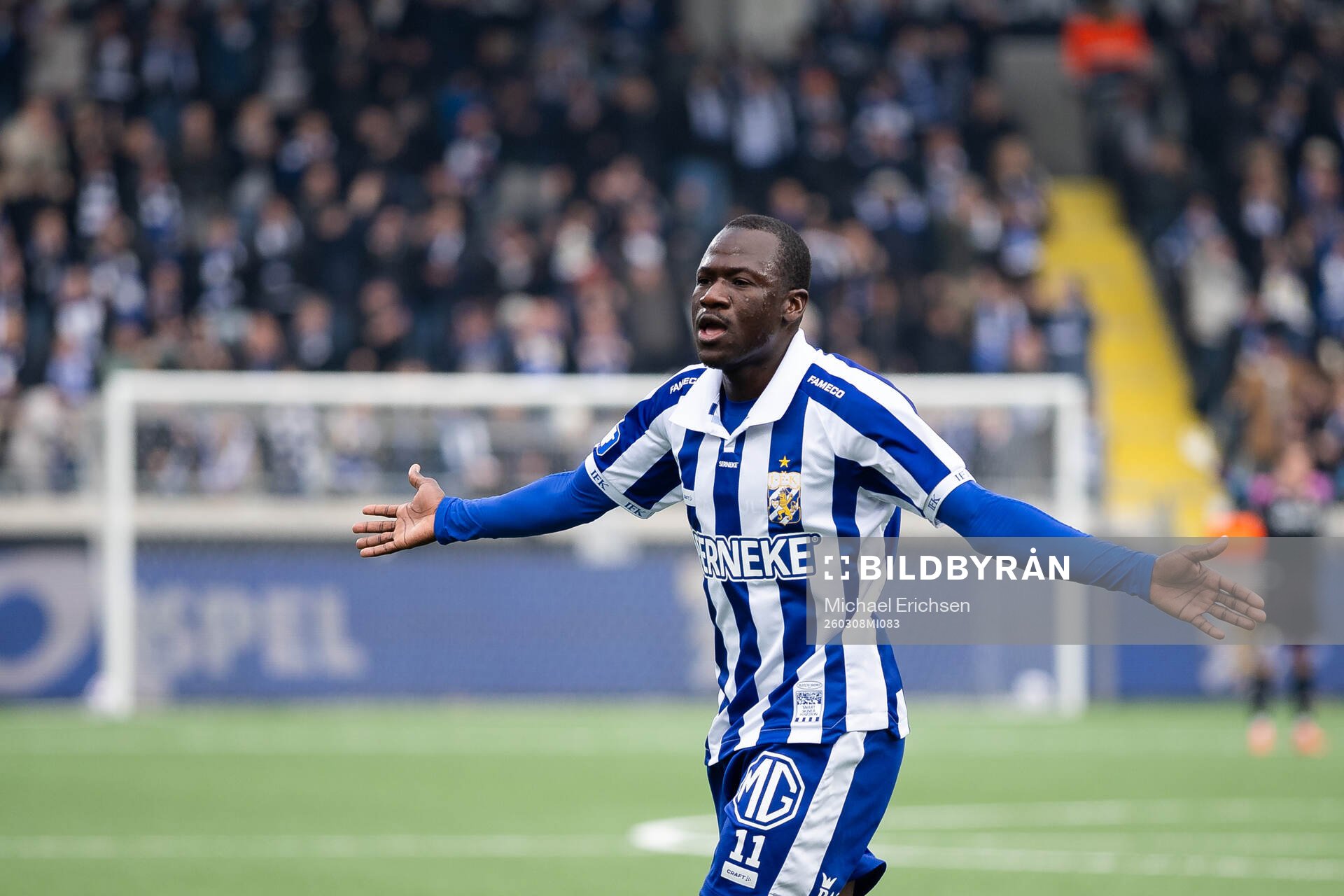 IFK Göteborgs Saidou Alioum Moubarak jublar
