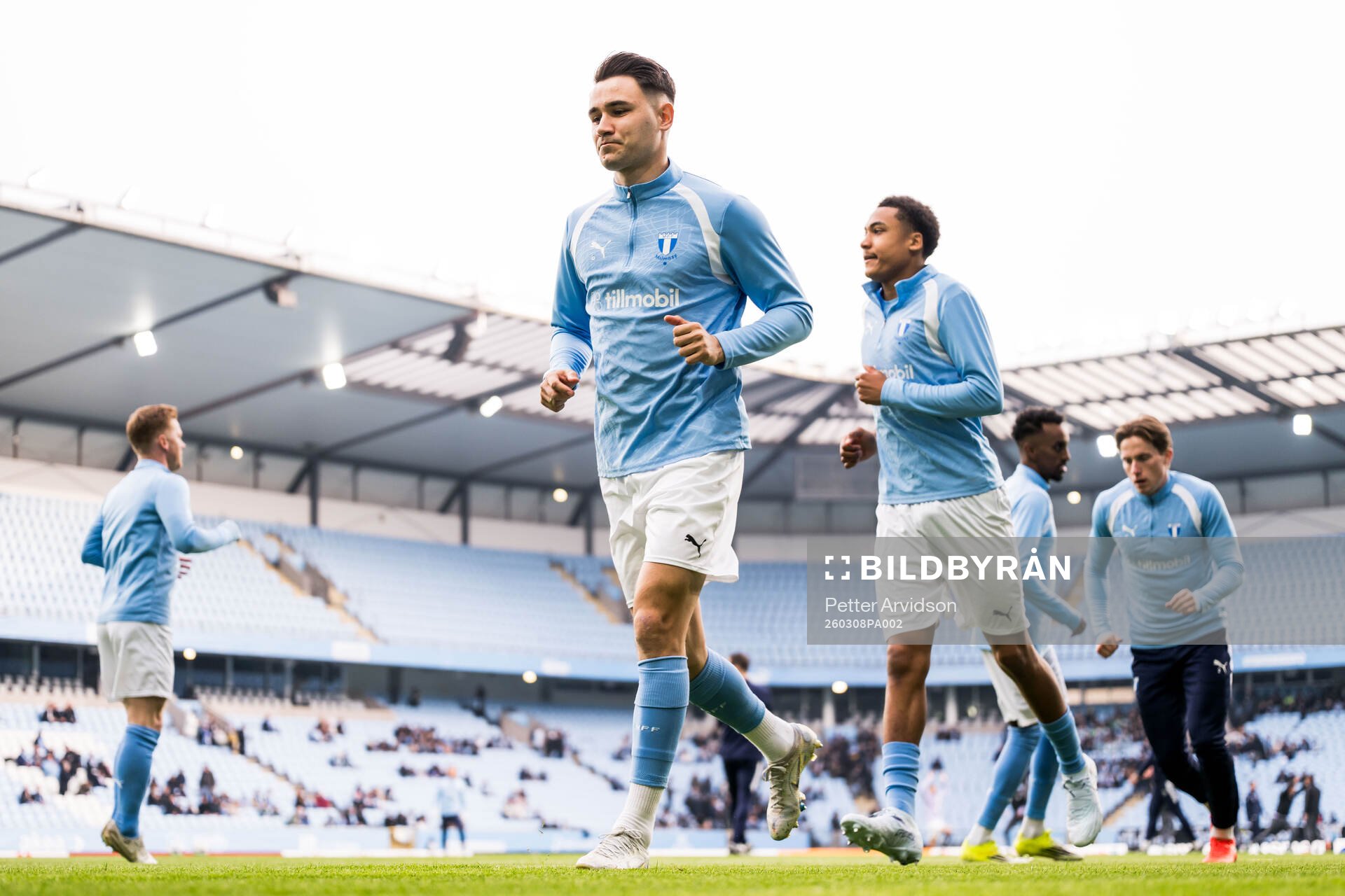 Malmö FFs Yanis Karabelyov och Theodor Lundbergh