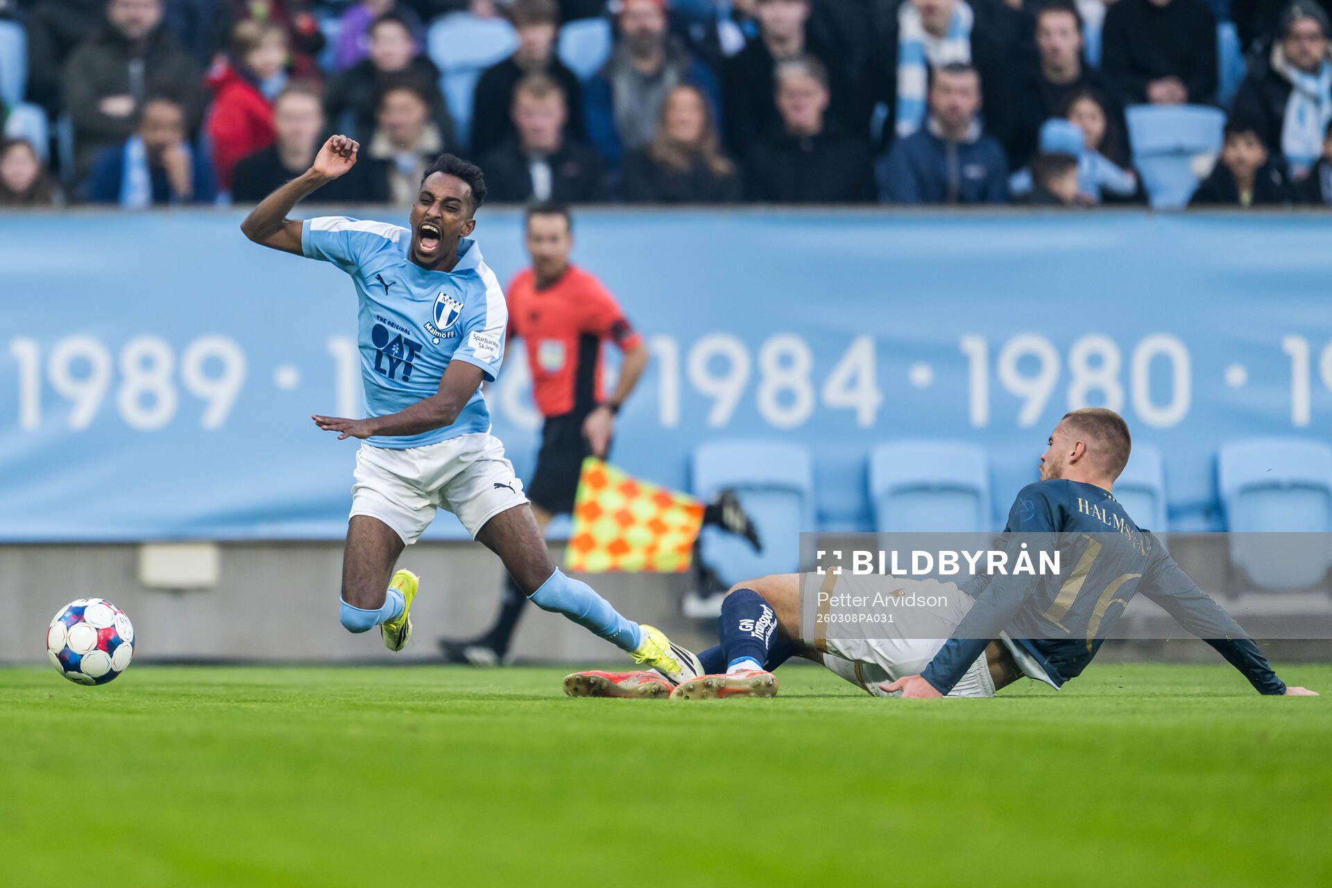 Malmö FFs Taha Ali och Halmstads Erko Tougjas