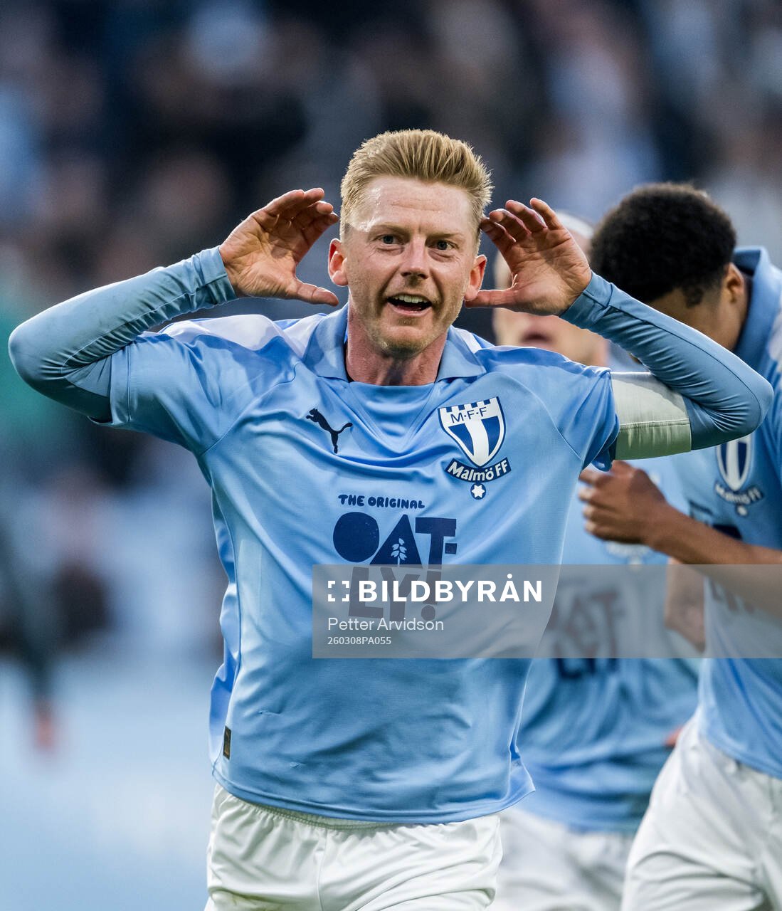 Malmö FFs Anders Christiansen jublar