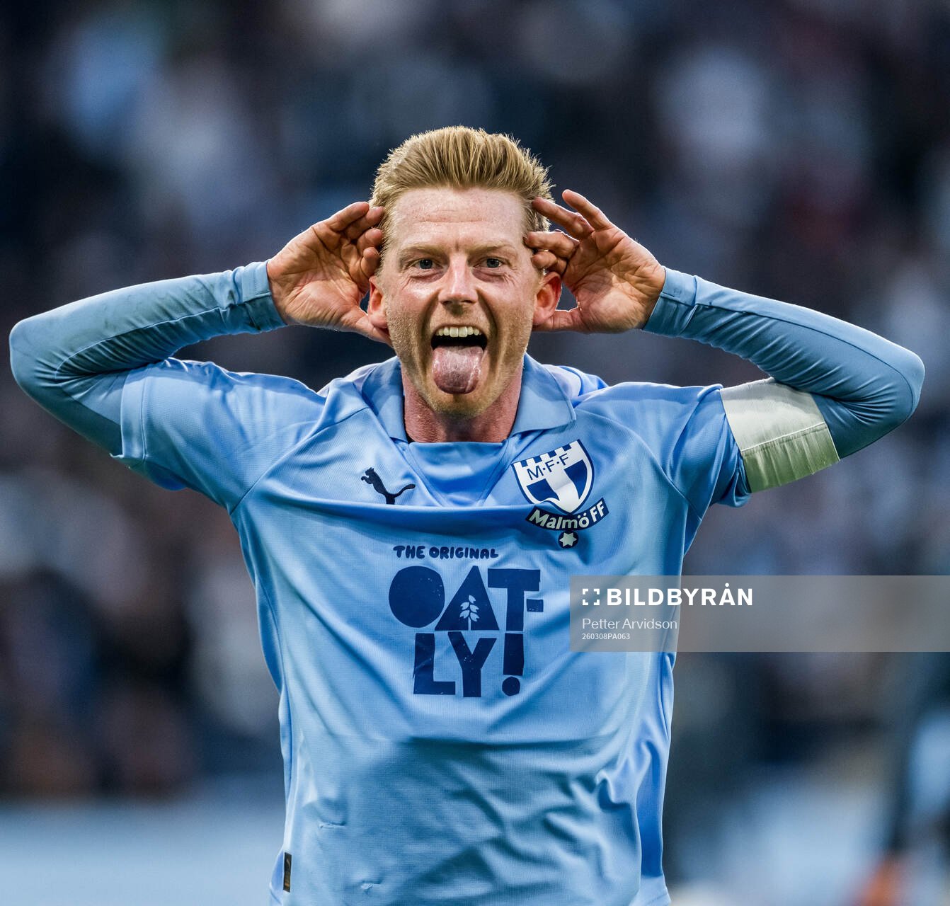 Malmö FFs Anders Christiansen jublar
