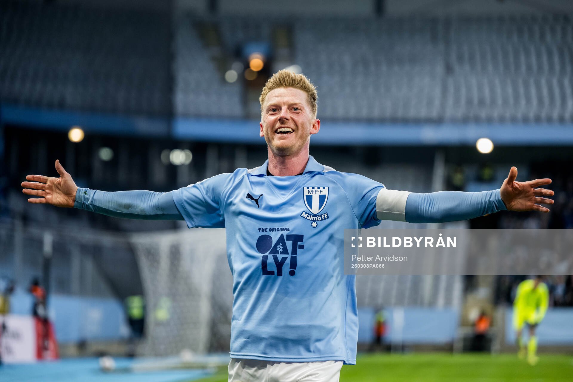 Malmö FFs Anders Christiansen jublar