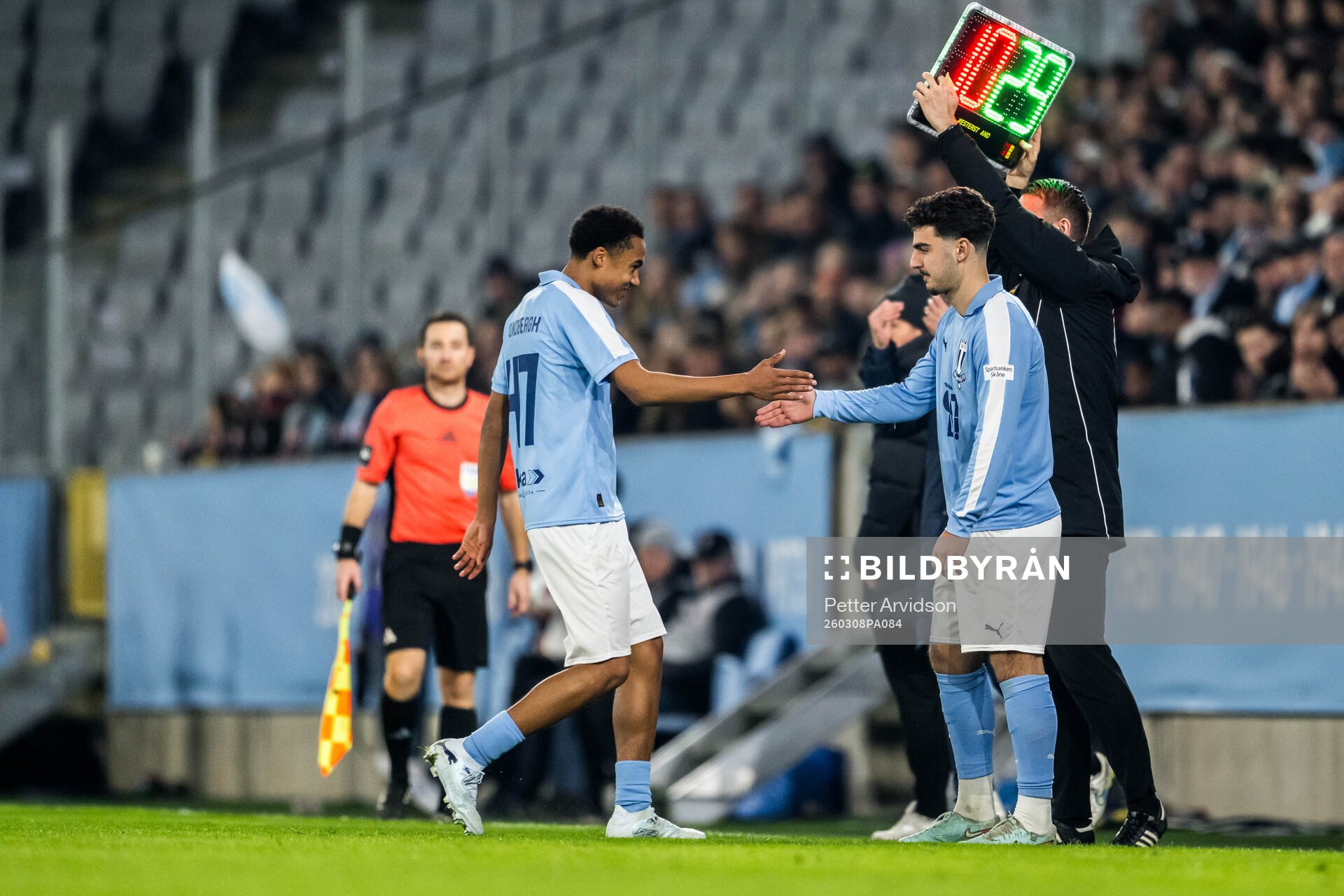 Malmö FFs Theodor Lundbergh och Bleon Kurtulus