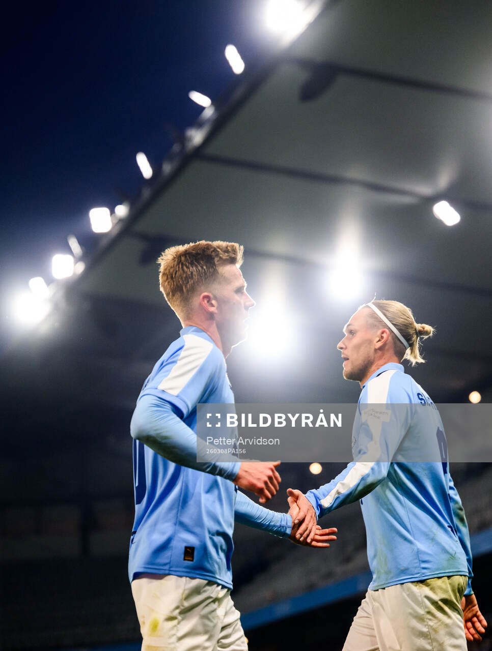 Malmö FFs Anders Christiansen och Arnor Sigurdsson