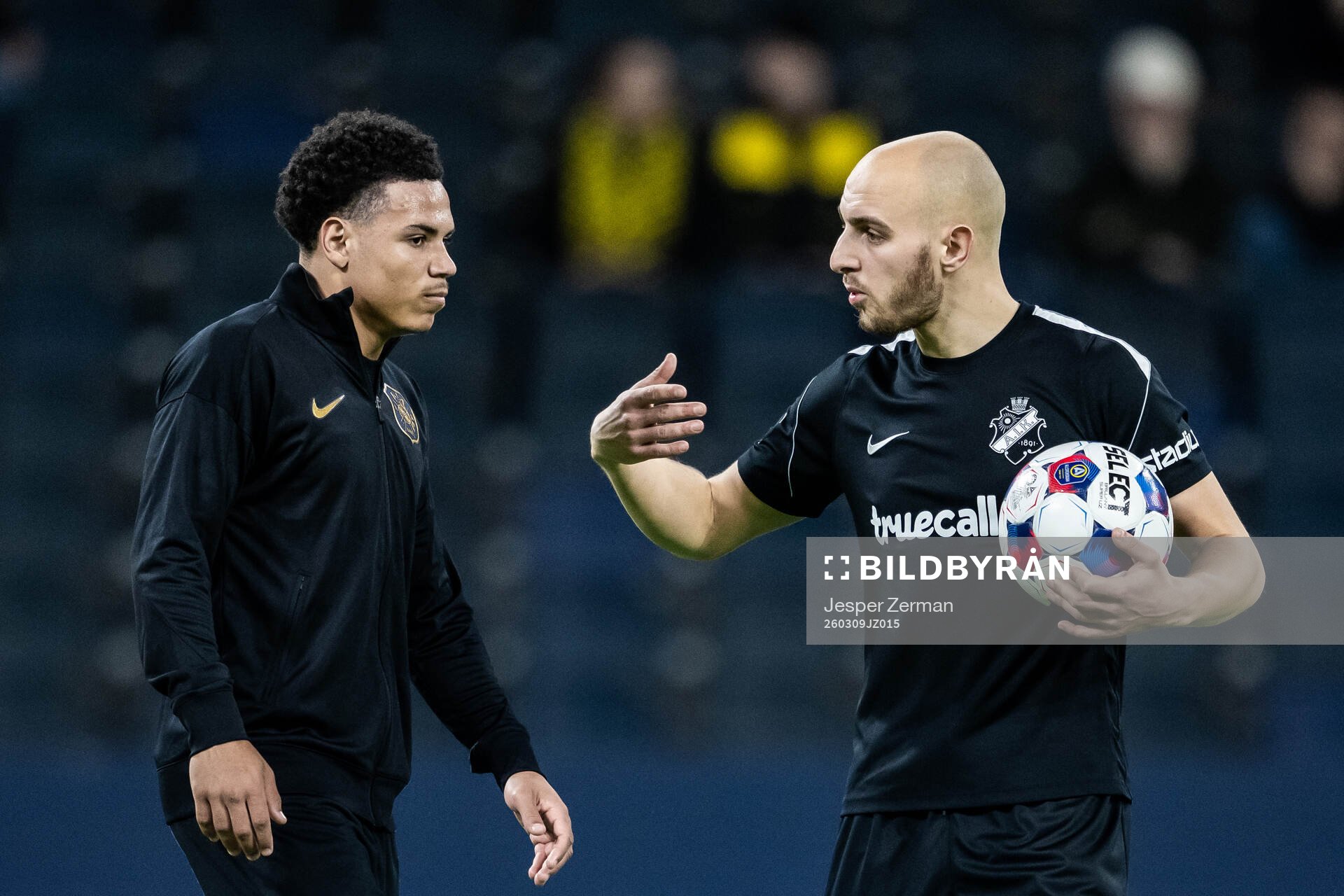 AIKs Kevin Filling och Amel Mujanic