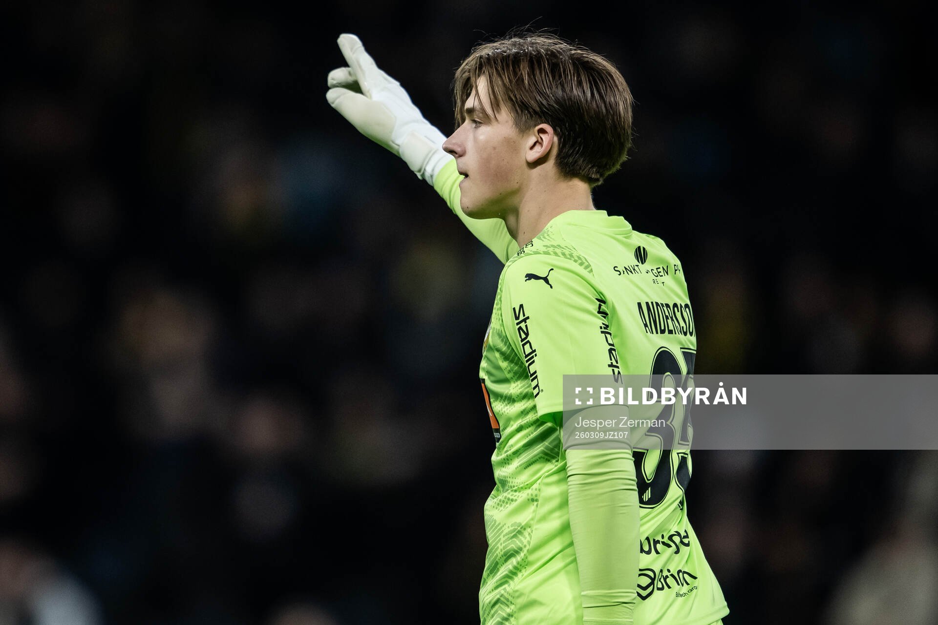 Häckens målvakt David Andersson