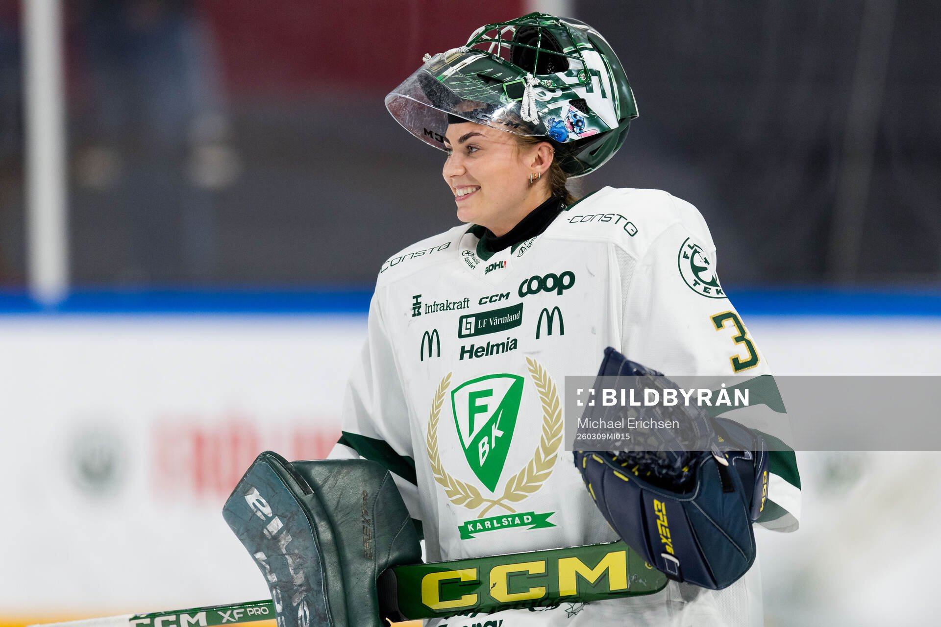Färjestads målvakt Ida Boman