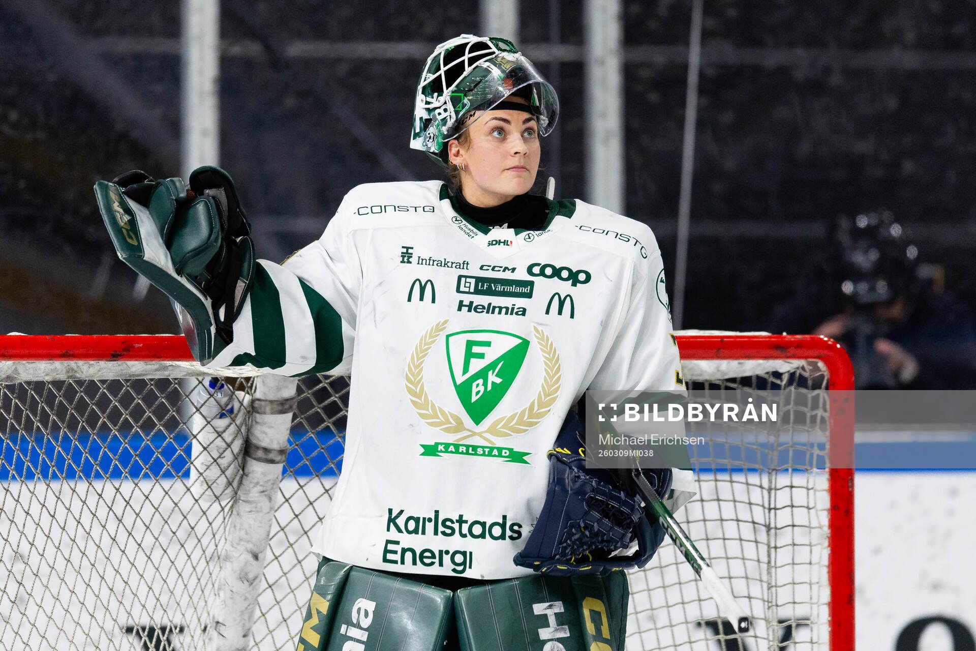 Färjestads målvakt Ida Boman