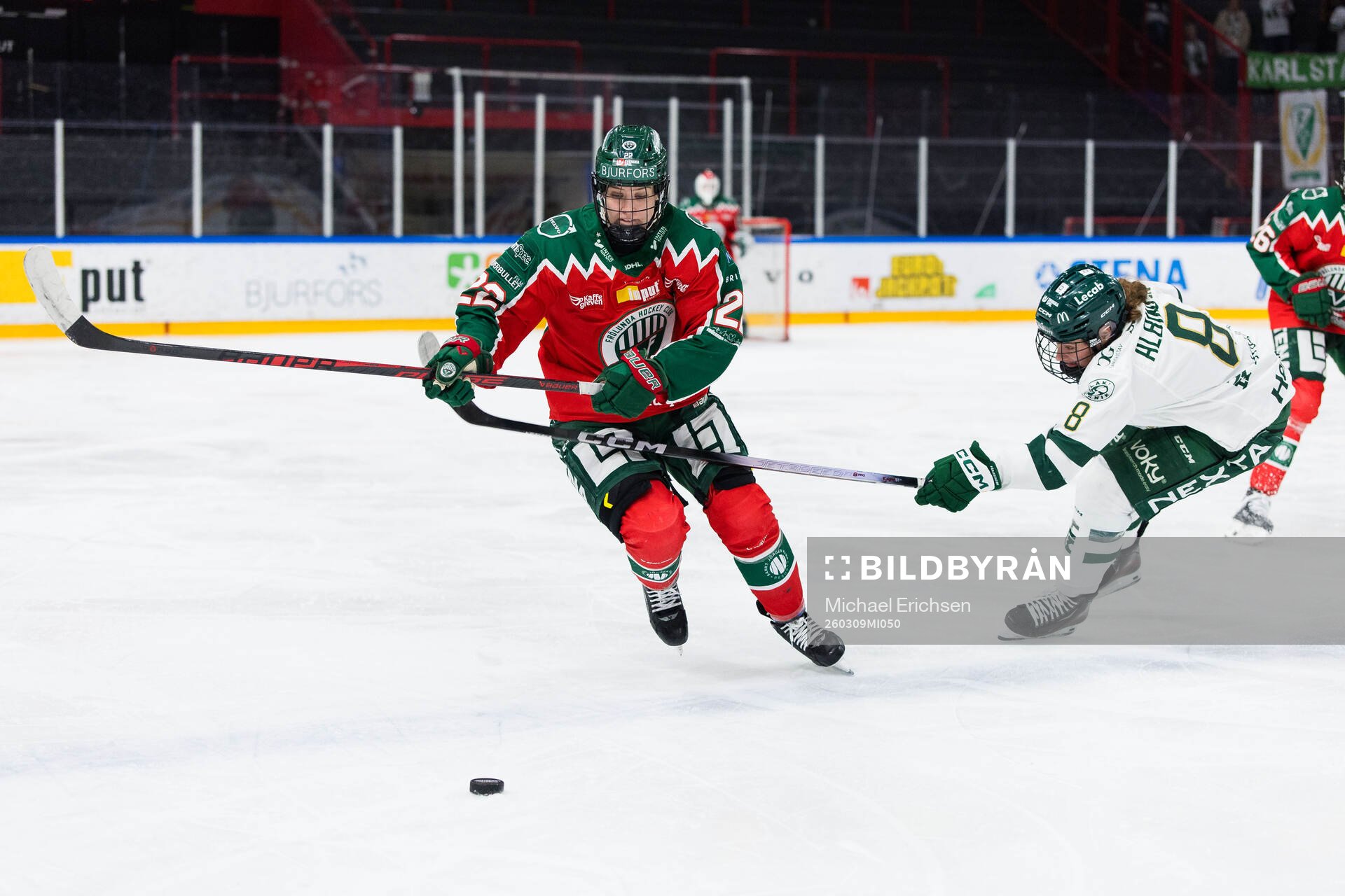 Frölundas Andrea Dalen och Färjestads Ella Albinsson