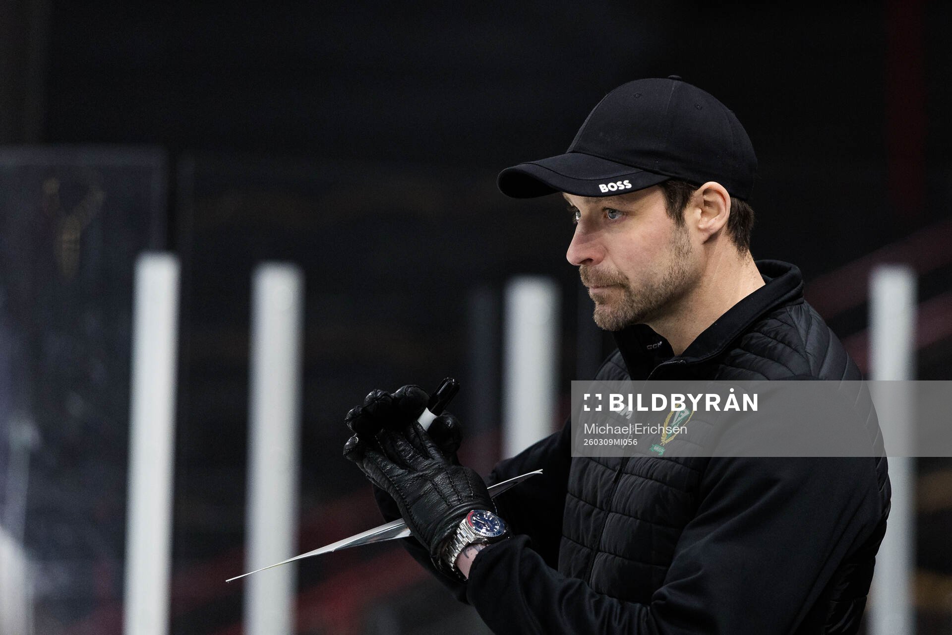 Färjestads tränare Johan Fransson