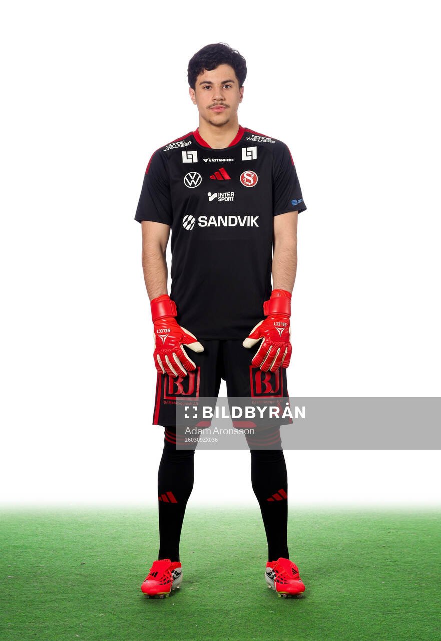 Sandvikens målvakt Mahmoud Kiki