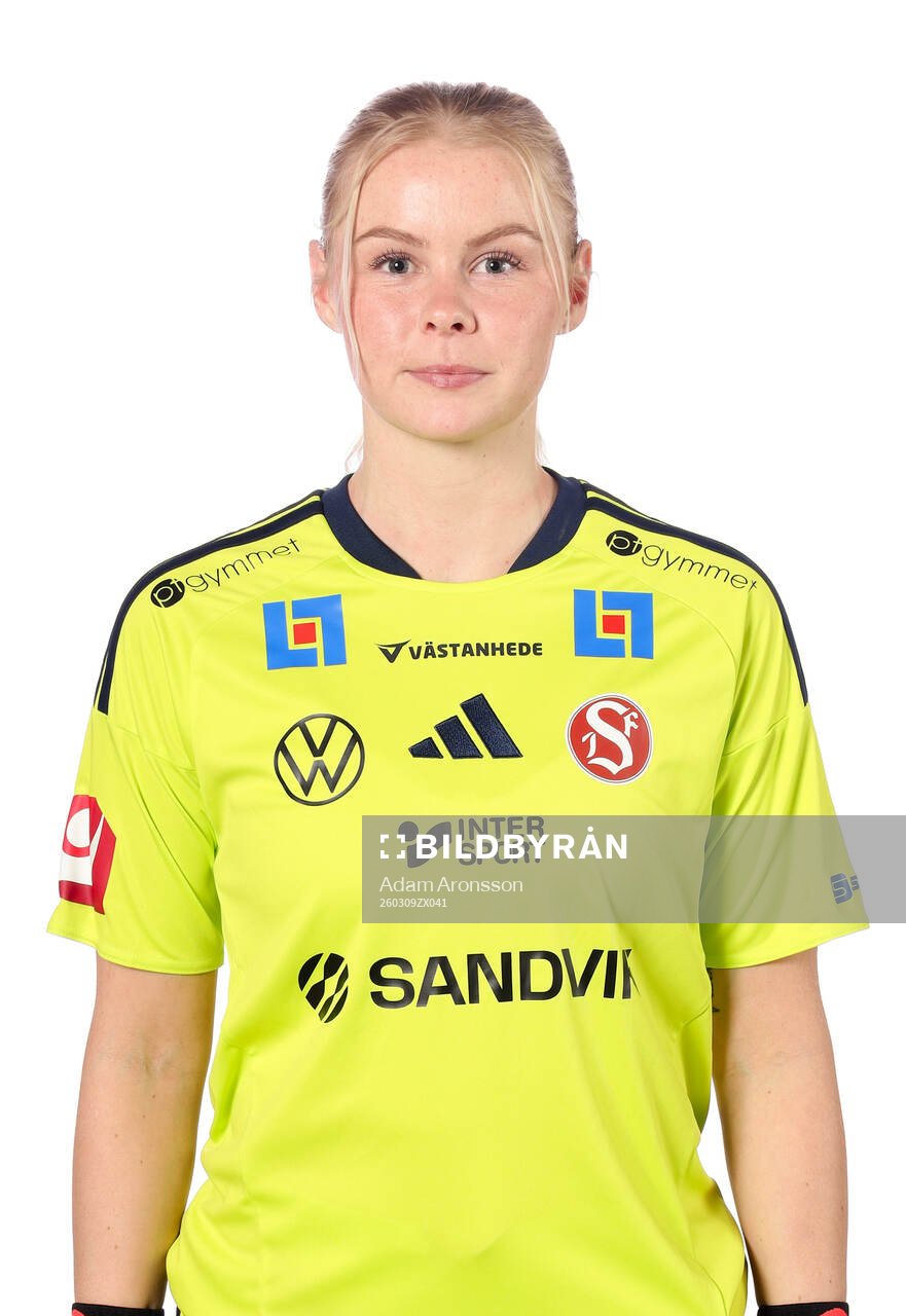 Sandvikens målvakt Clara Karlsson
