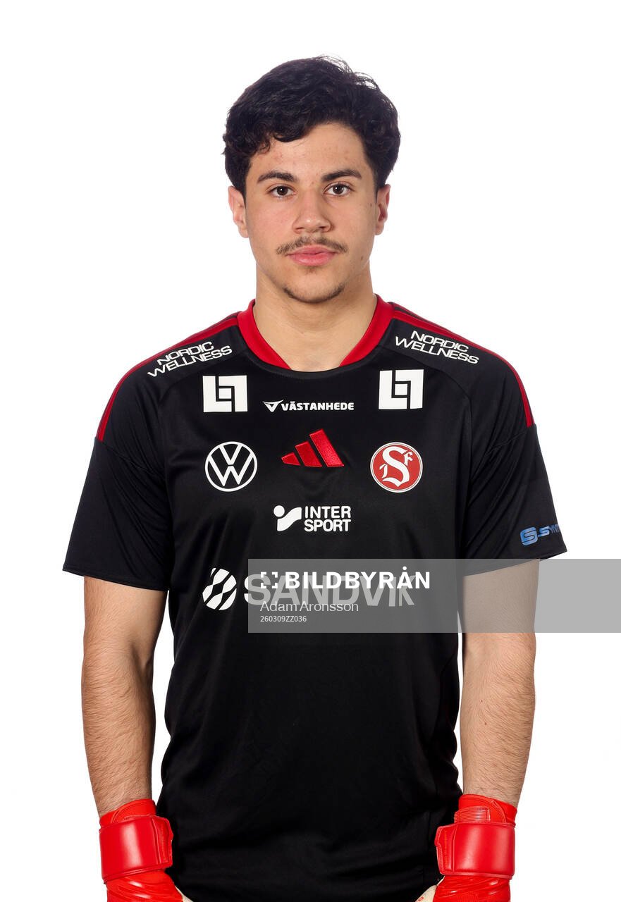 Sandvikens målvakt Mahmoud Kiki