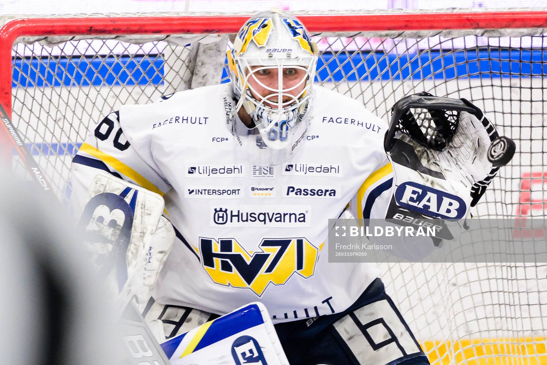 HV71s målvakt Felix Sandström