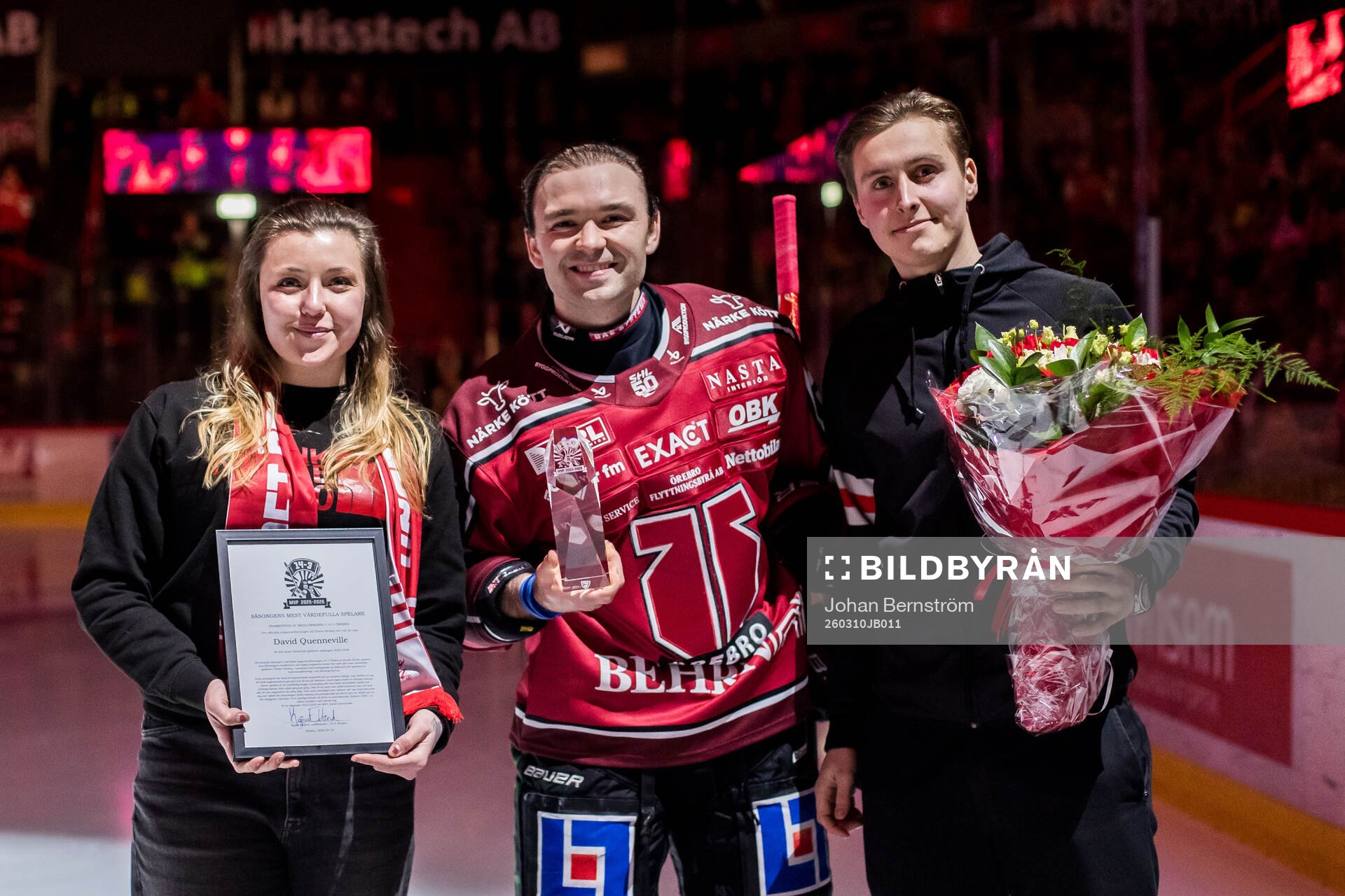 Örebros David Quenneville MVP