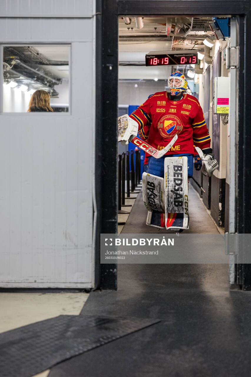 Djurgårdens målvakt Magnus Hellberg