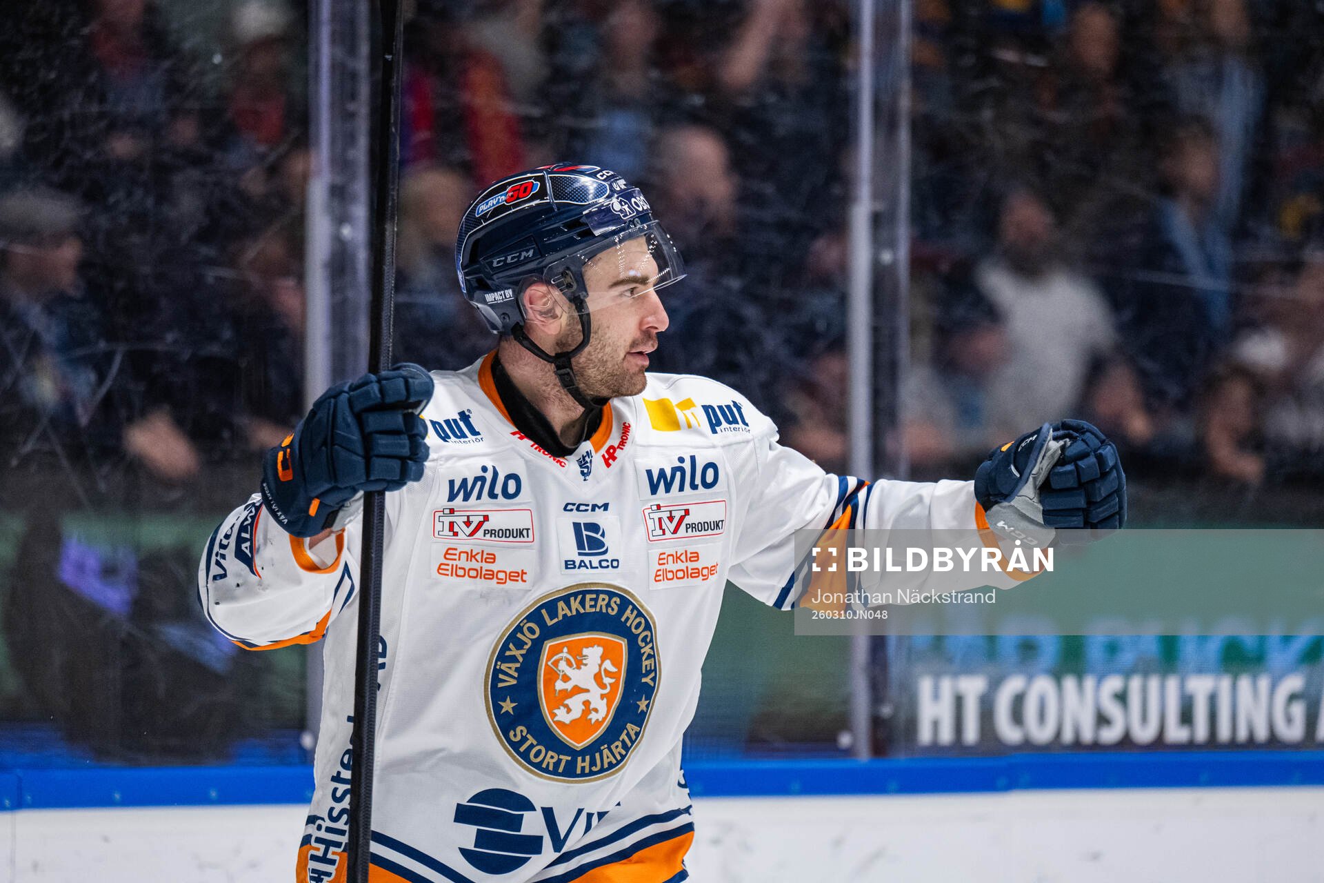 Växjös Reid Gardiner jublar