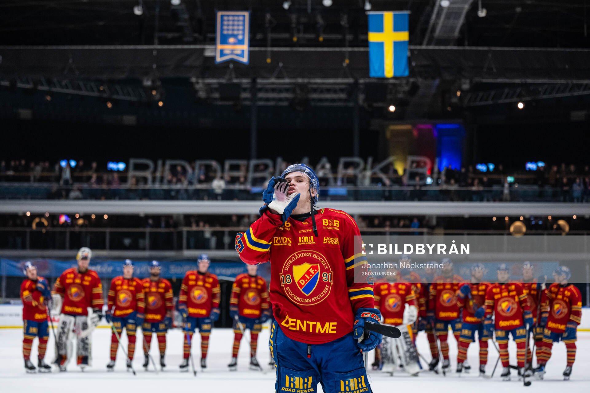 Djurgårdens Håvard Salsten jublar