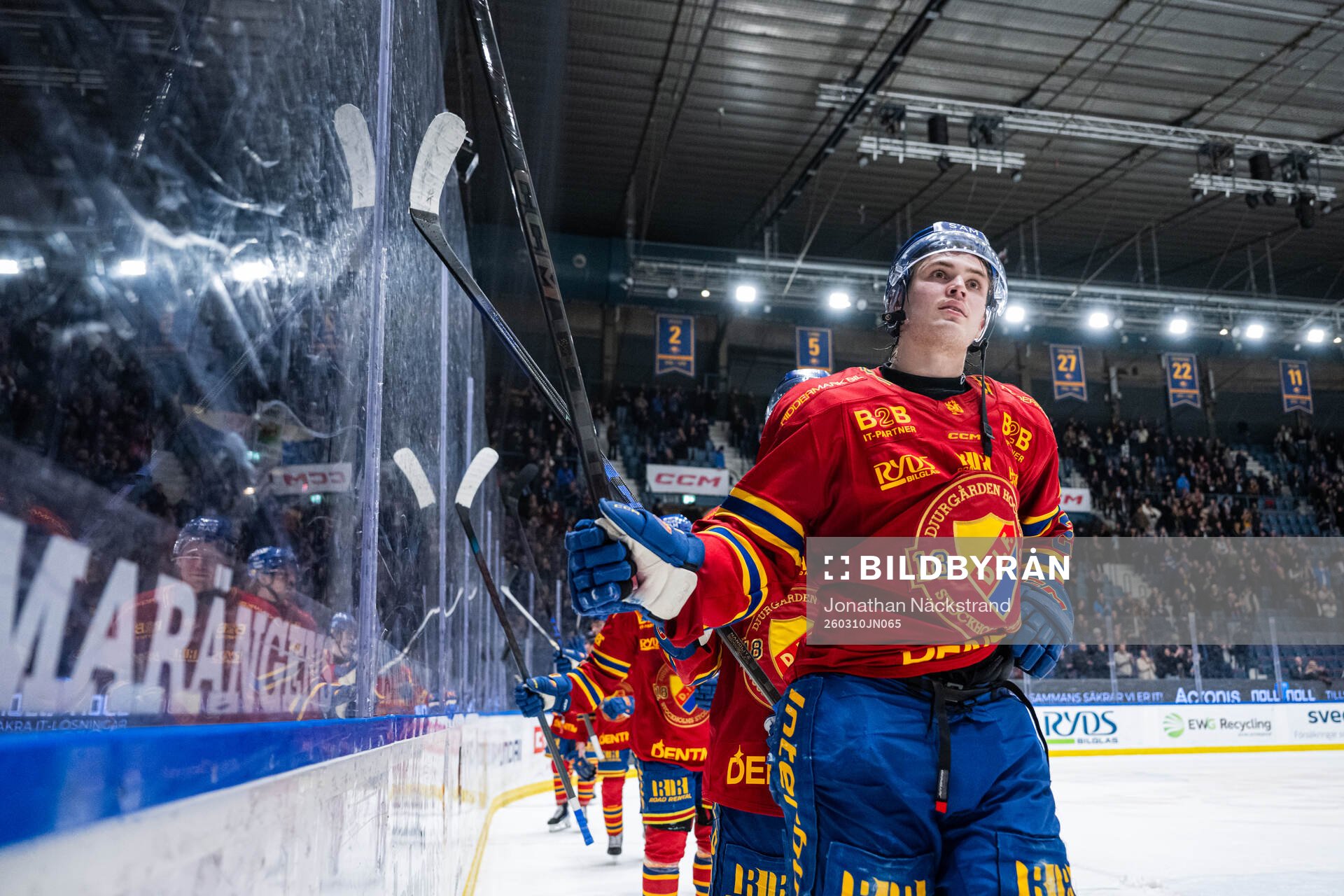Djurgårdens Håvard Salsten jublar